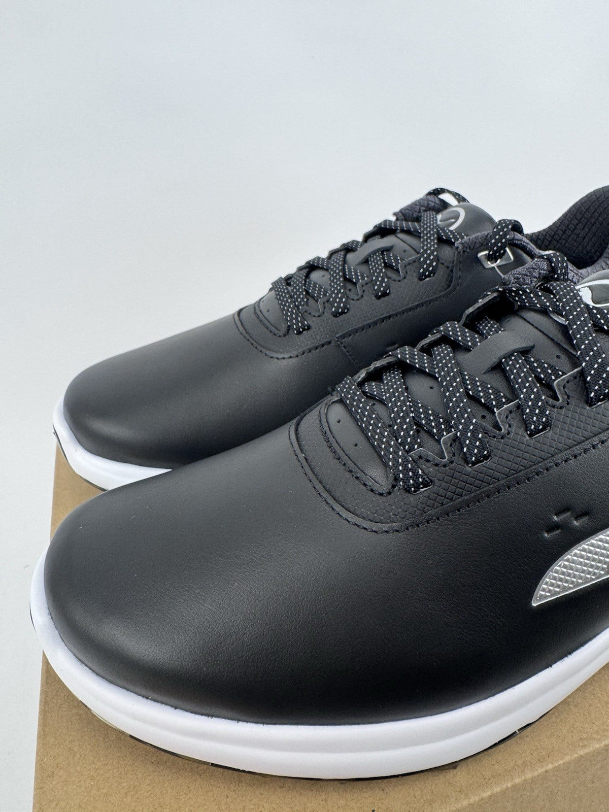 Puma Phantomcat Nitro Men's Golf Shoes Size UK 8.5 Black Silver Yellow/320153