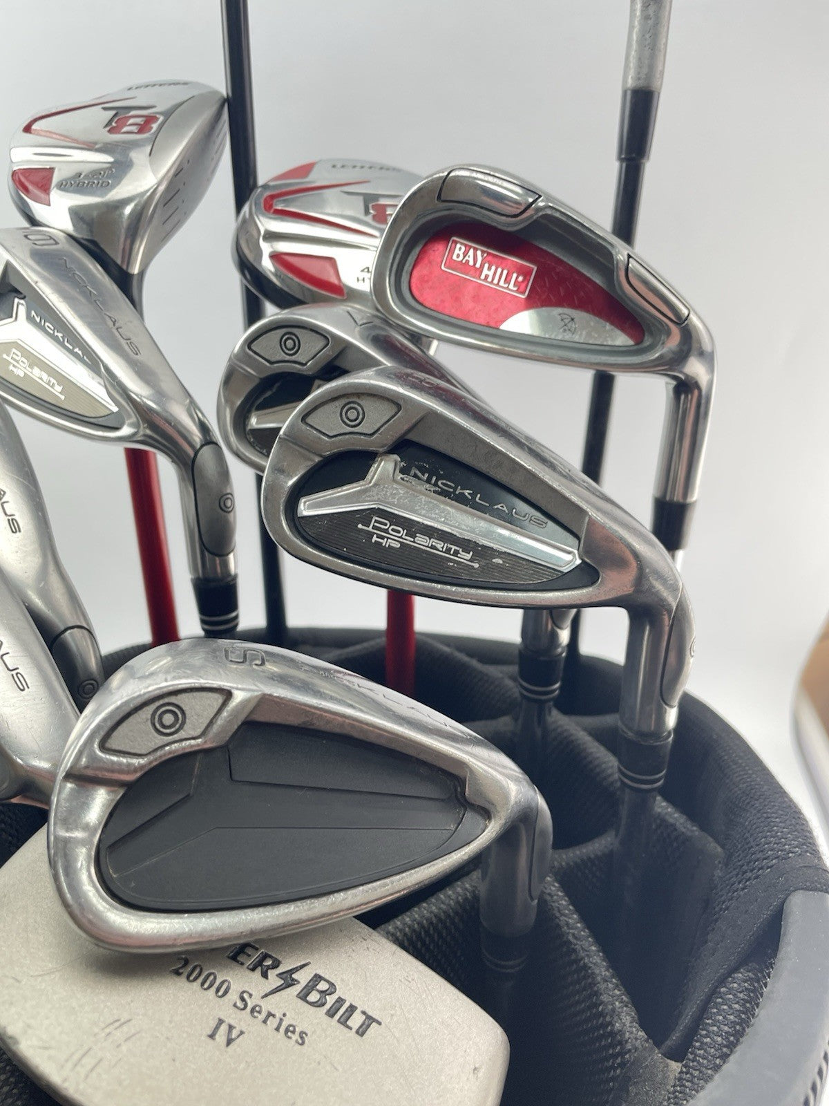 Mens Golf Package Set 12 Clubs Regular Flex /Right /New Grips /Powakaddy Bag5