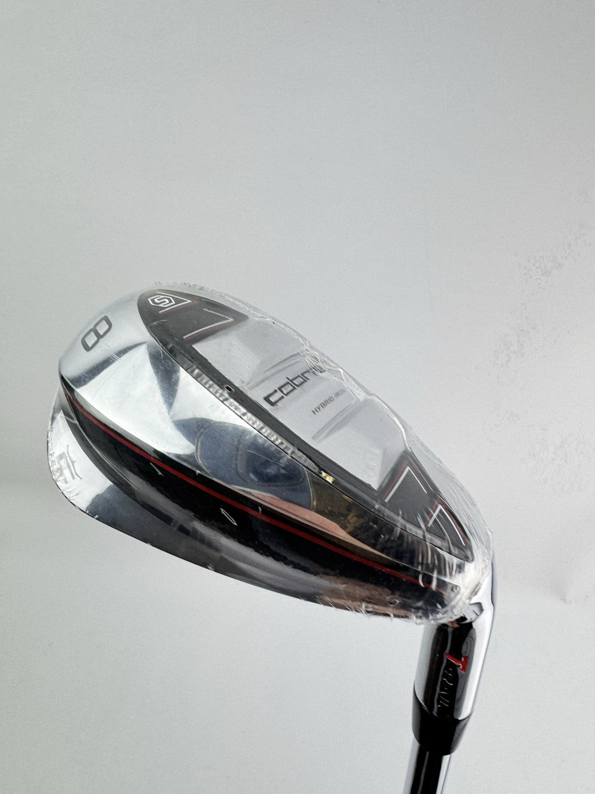 Cobra T Rail 8 Iron Combo Hybrid KBS Tour 90 Regular Steel /Right /New /296842