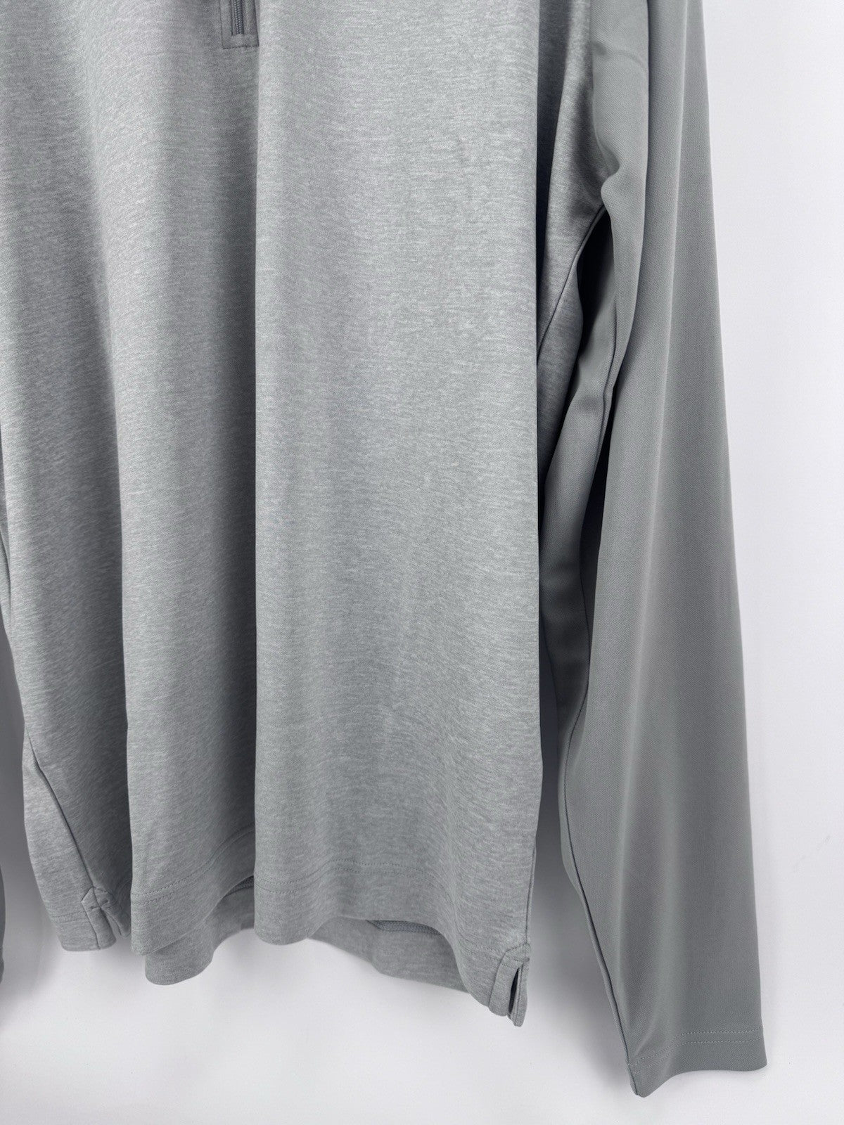 FootJoy Tonal Heather Chill-Out Men's Golf Pullover XXL Grey Quarter Zip/317083