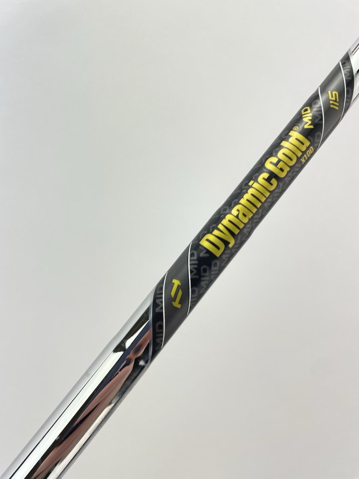 Dynamic Gold Mid 115 Iron Shaft X100 X Flex Steel 35.5” /0.355 Tapered /297232