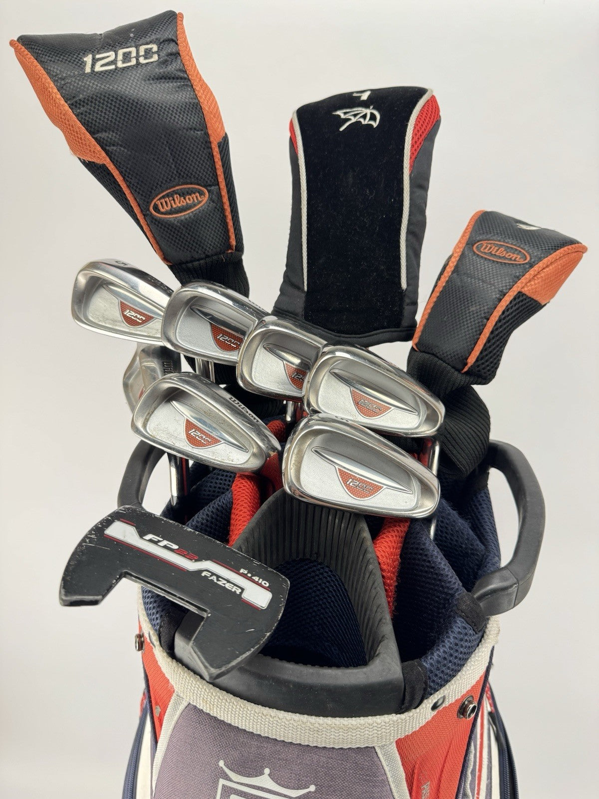 Wilson Golf Package Set 11 Clubs Regular Flex /New Grips /Right /Bag /359770
