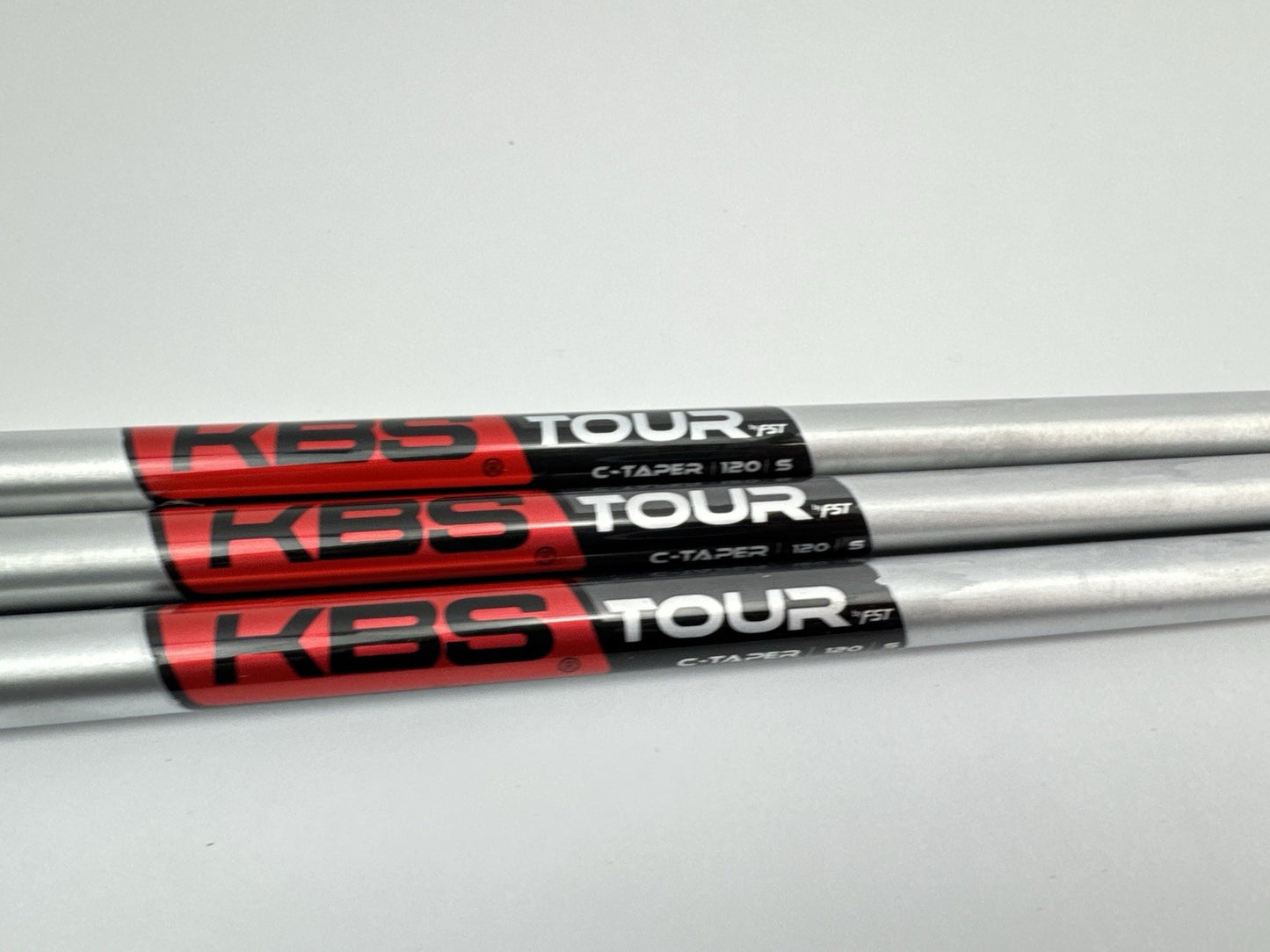 KBS Tour C-Taper Wedge Shaft Set (3) 120 Stiff Steel 0.355 Tapered /305913