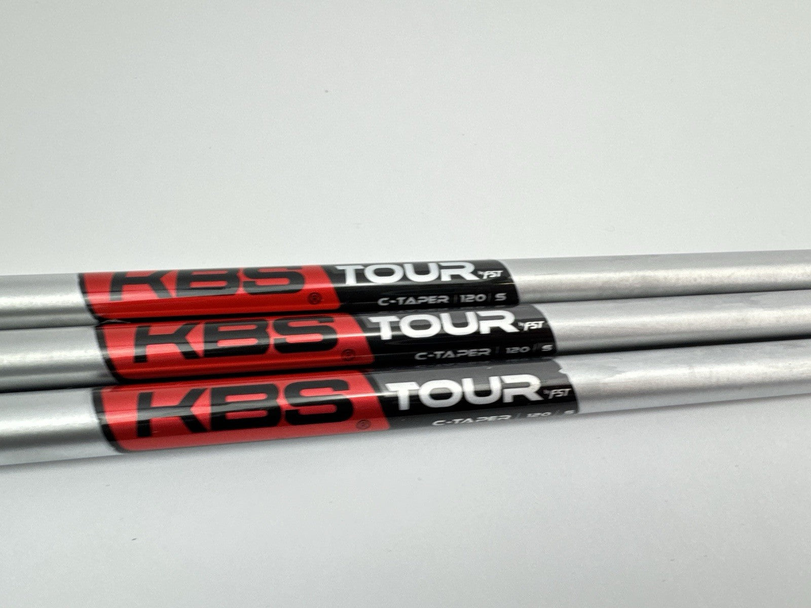KBS Tour C-Taper Wedge Shaft Set (3) 120 Stiff Steel 0.355 Tapered /305913