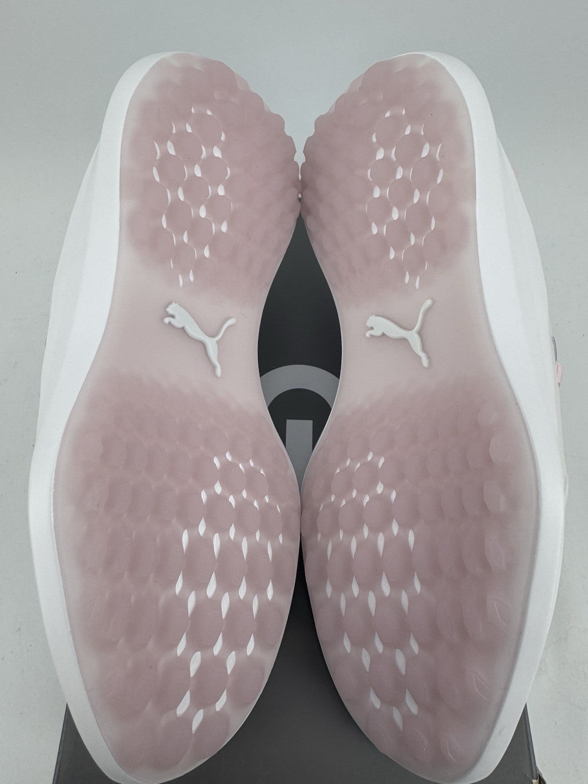 Puma Women's Ignite Fasten8 Trainers Size UK 4 White Pink Golf Shoes/320418
