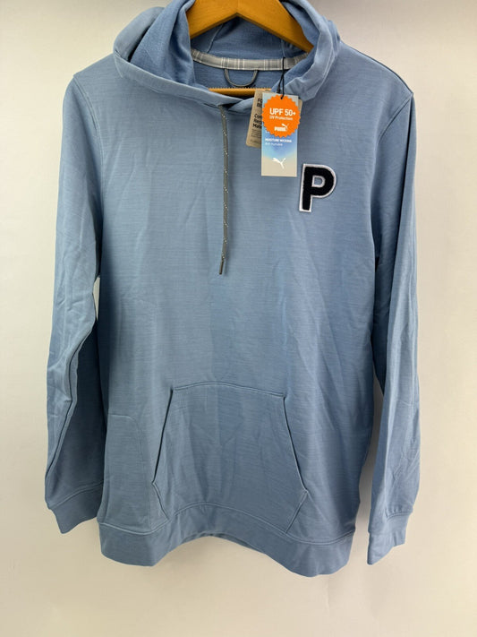 Puma Golf Hoodie Cloudspun Patch Blue UK Small /New /208450