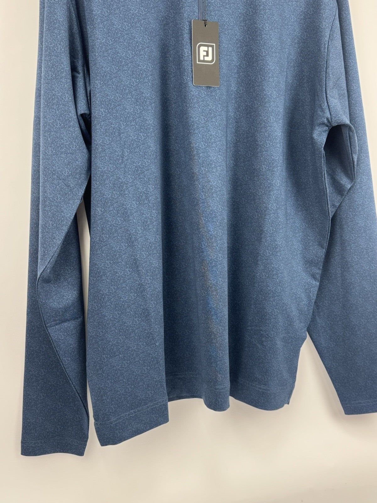 FootJoy Speckle Print Chill-Out Golf Pullover Men's Size Large/ Navy Blue/ 317124