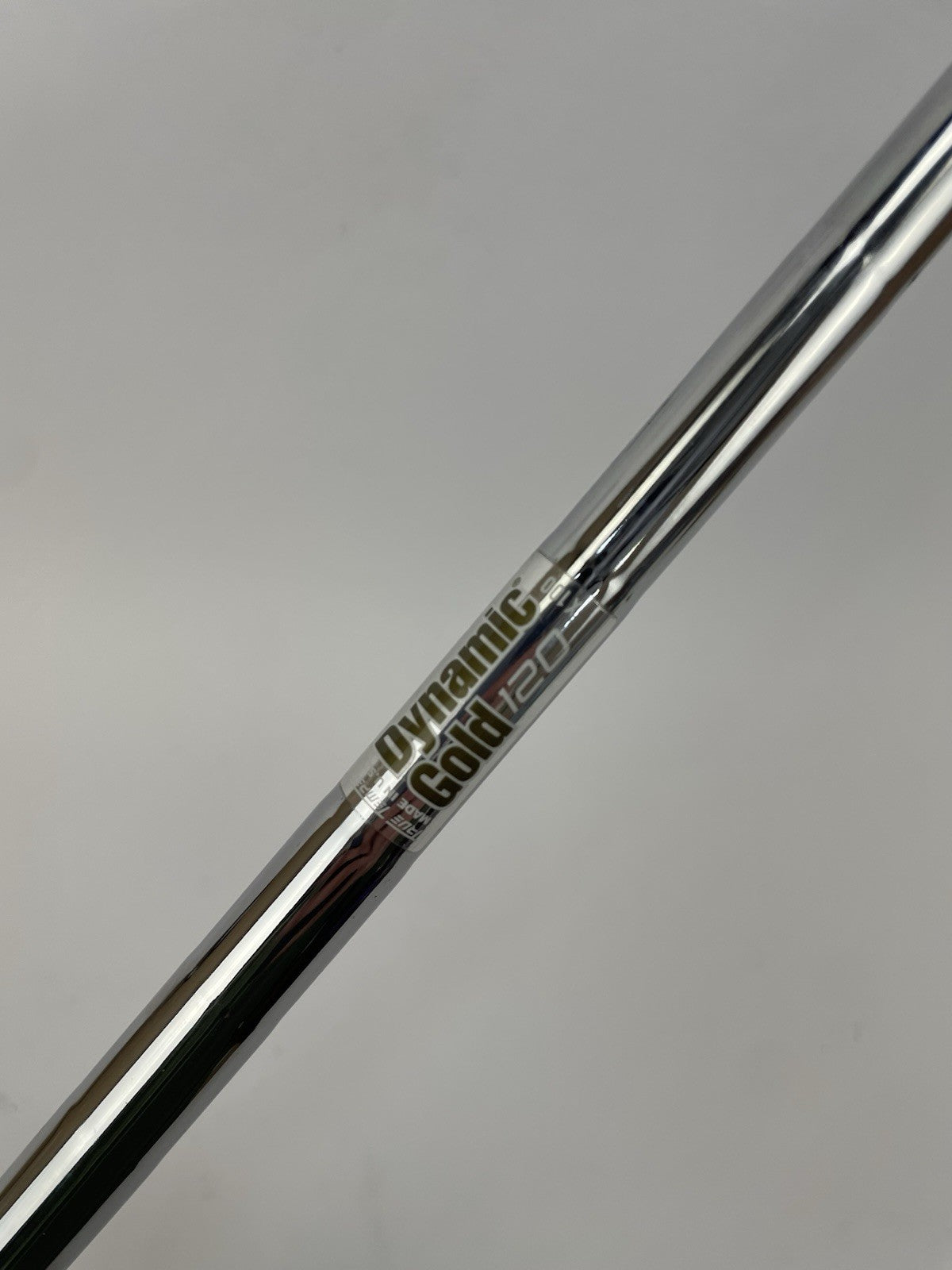 Dynamic Gold 120 Iron Shaft X100 X Flex Steel Pured 35.25” /0.355 Tapered /343841