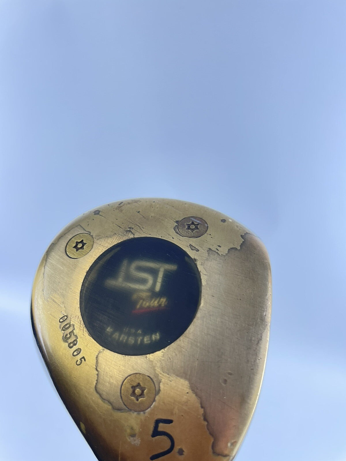 Ping ISI Tour Persimmon 5 Wood Regular Flex Steel /Right /New Grip /36042