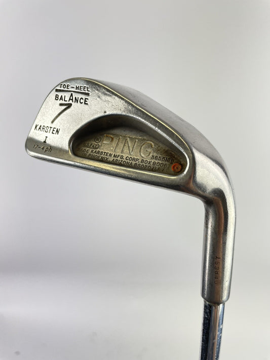 Ping Karsten I #7 Iron Orange Dot Regular Flex Steel /New Grip /21630