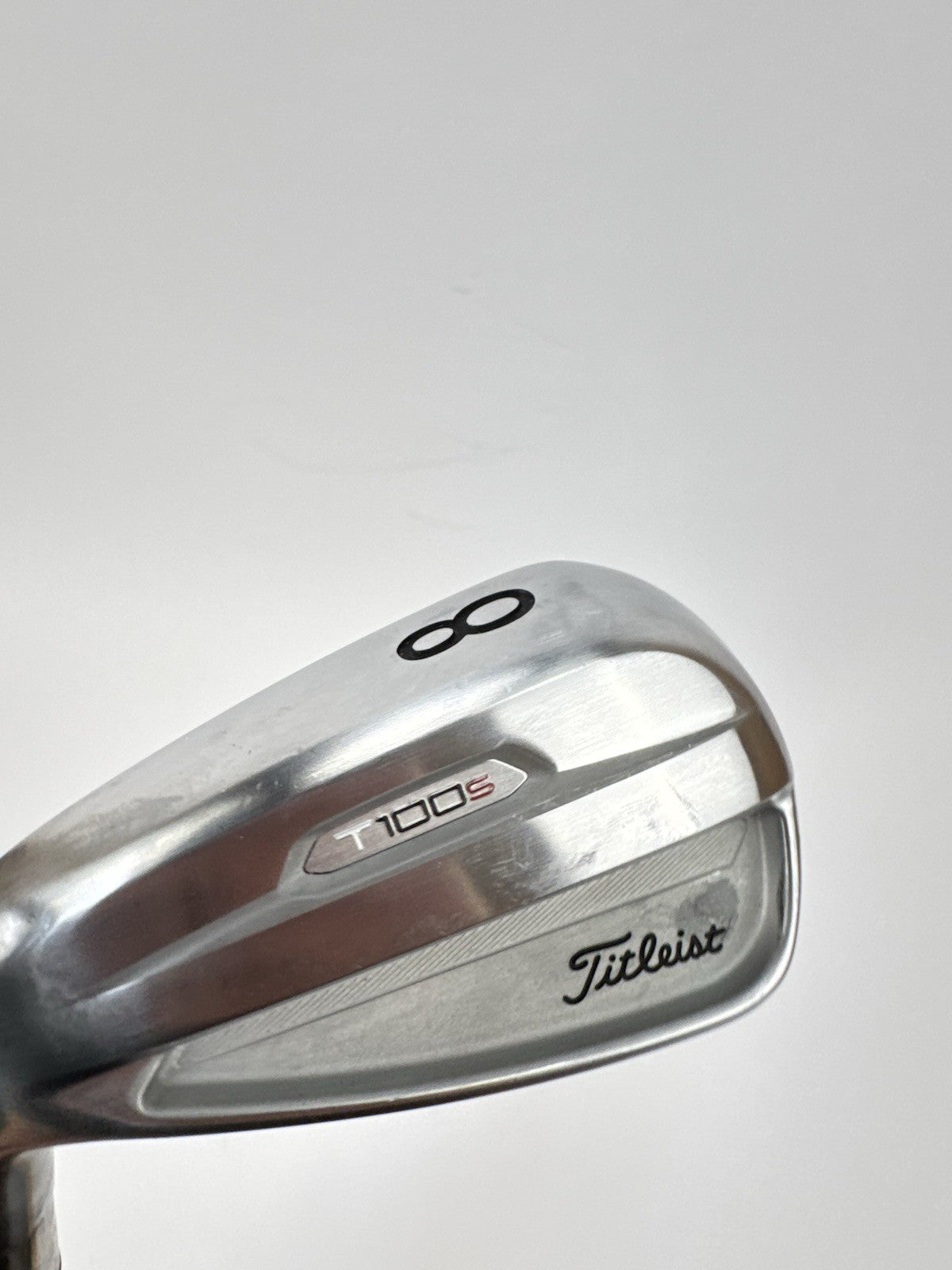 Titleist T100s 8 Iron Left Handed Elevate ETS 115 Stiff Steel /New Grip /344105