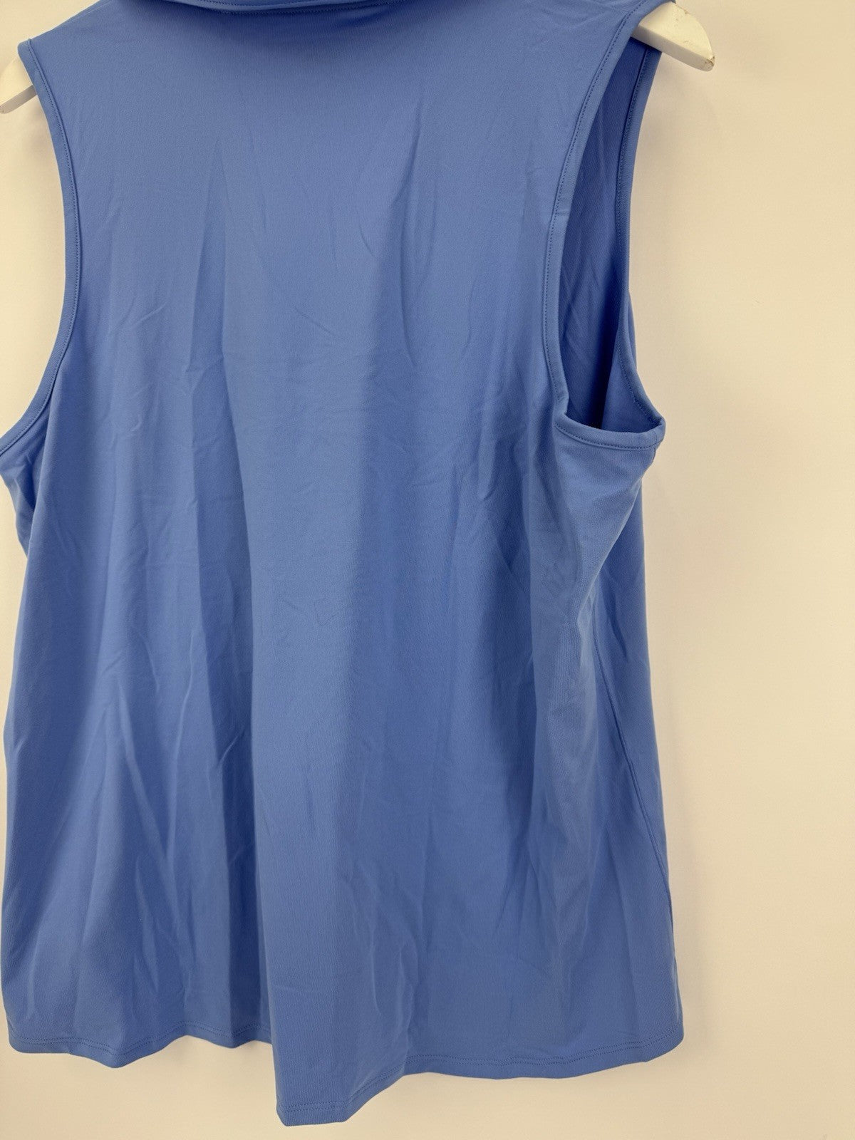 Women’s Puma Cloudspun Piped Sleeveless Golf Polo Size XL Blue Skies/ 318087