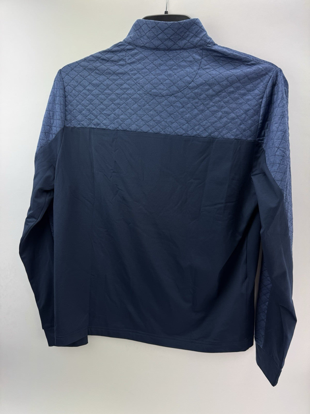 Original Penguin Pullover Heritage Block 1/4 Zip UK Small /Navy /New /252168