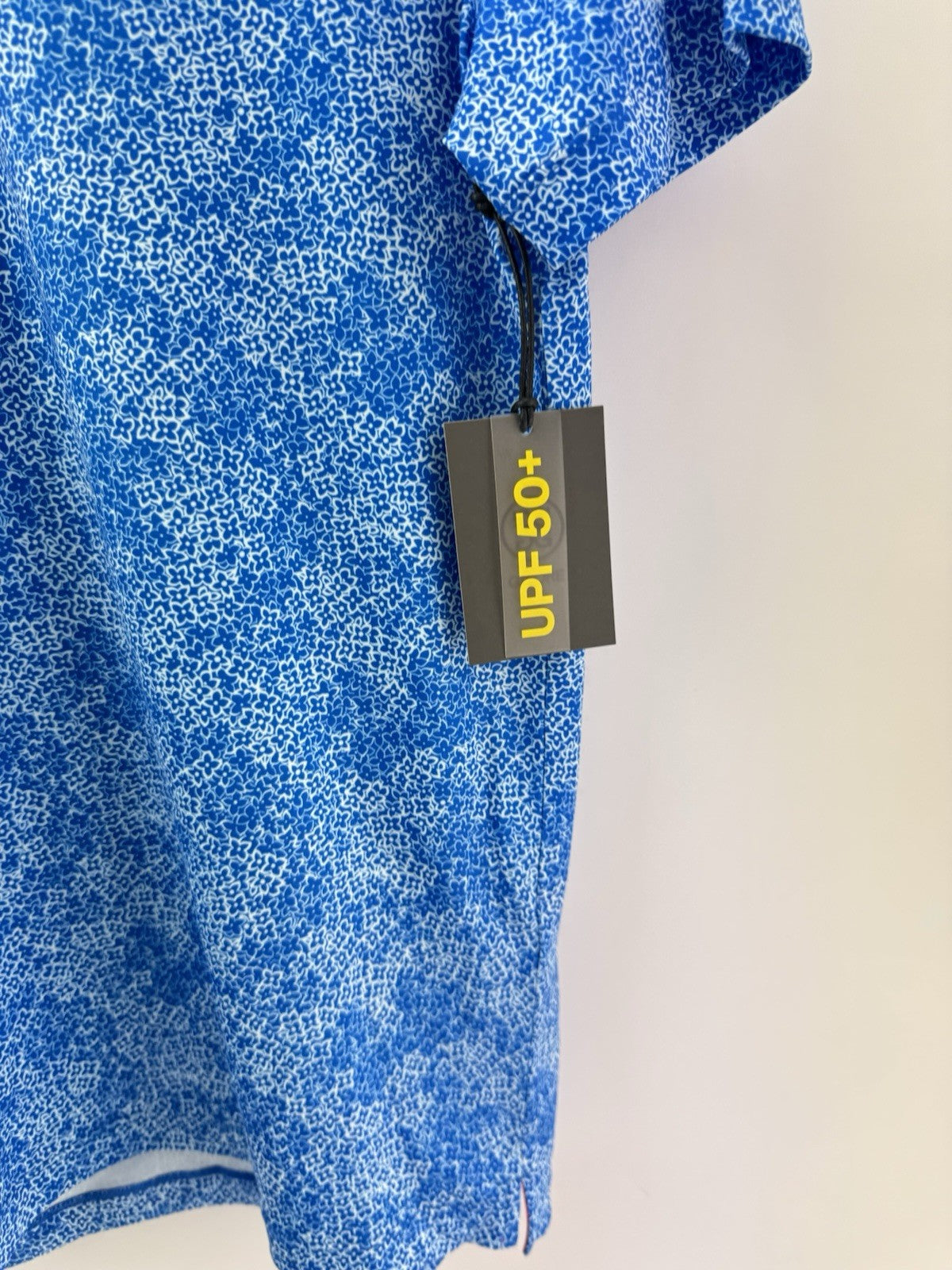G Fore Golf Polo Shirt Hydrangea Tech Mens UK Small /Blue /New /286775