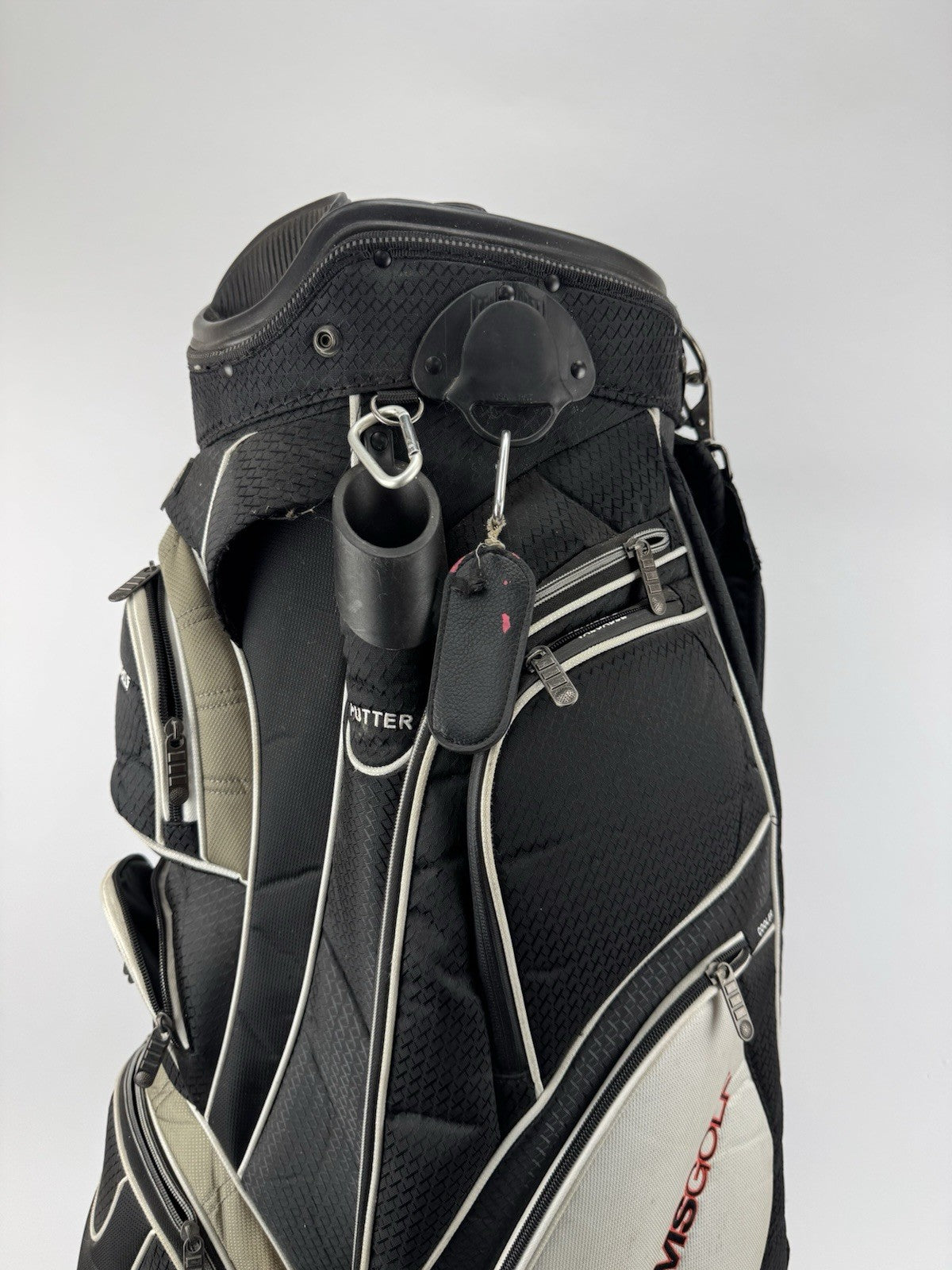 Adams Golf Bag Cart Trolley 11 Way Divider /Strap /Rainhood /329856