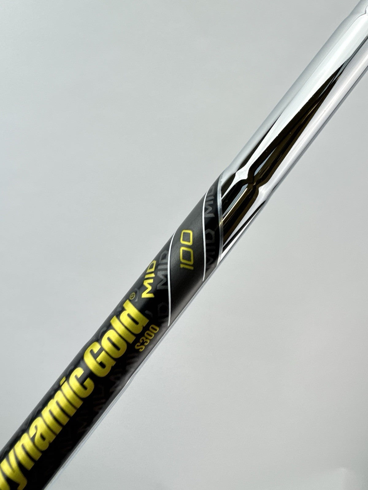 Dynamic Gold Mid 100 Iron Shaft Stiff Flex Steel 36.25” /0.355 Tapered /292965