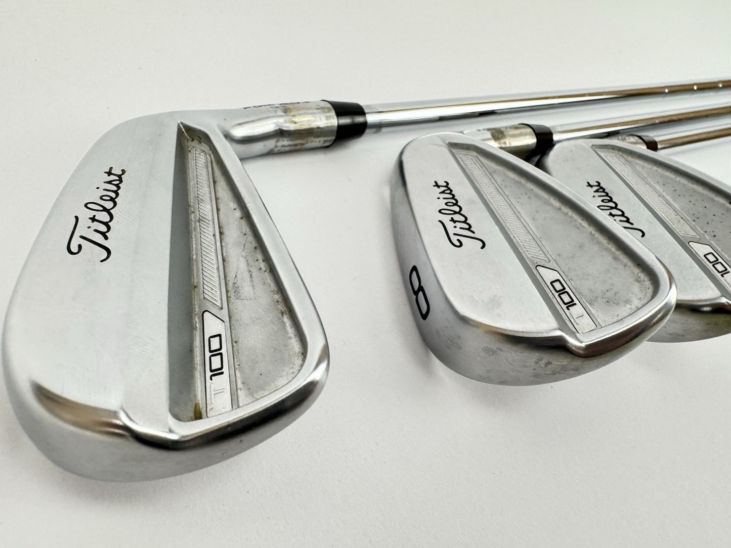 Titleist T100 Irons 6,8+PW Elevate MPH 85 Stiff Flex Steel /Right Handed /326445