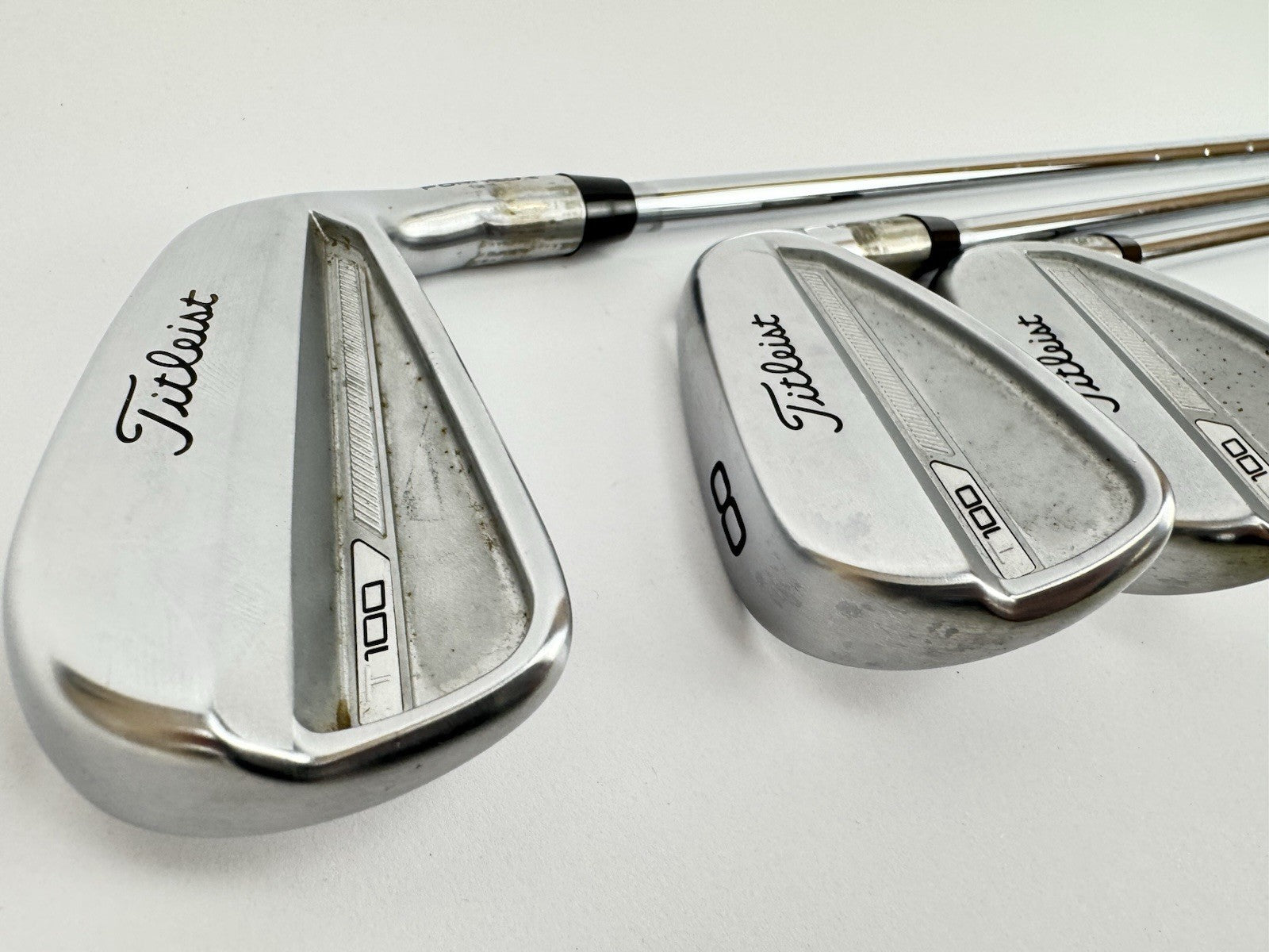 Titleist T100 Irons 6,8+PW Elevate MPH 85 Stiff Flex Steel /Right Handed /326445