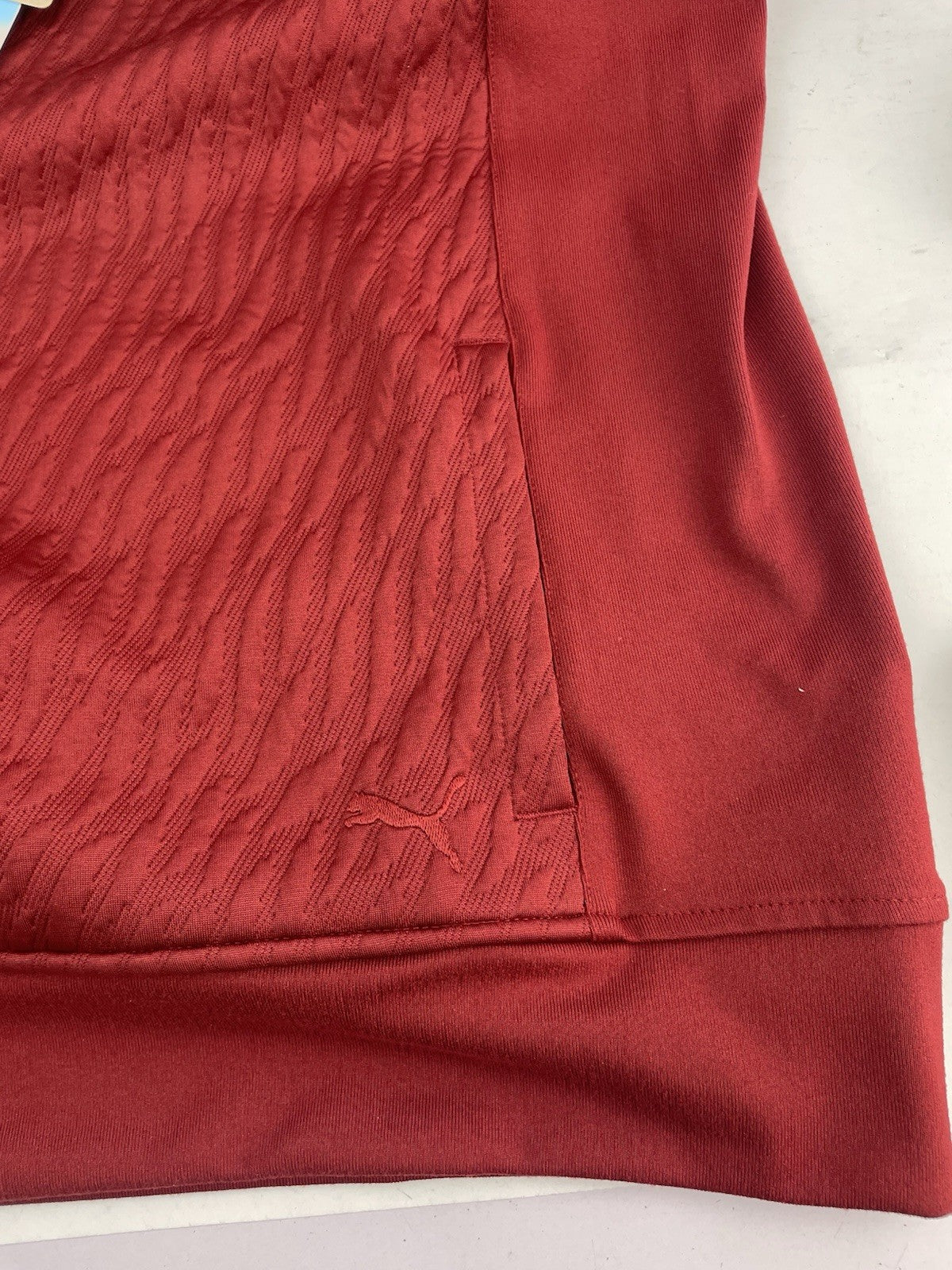 Puma Golf Ladies 1/4 Zip Pullover Jacquie Snap Red /UK 14 /New /2979910