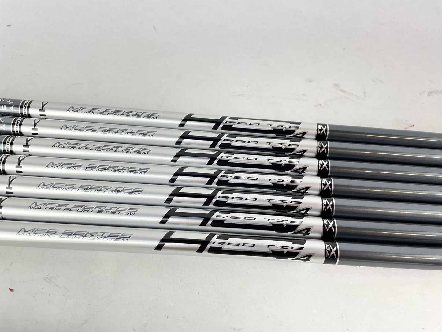Matrix Iron Shaft Set (7) Red Tie 75 X Flex Graphite 42” /0.370 /New Uncut0