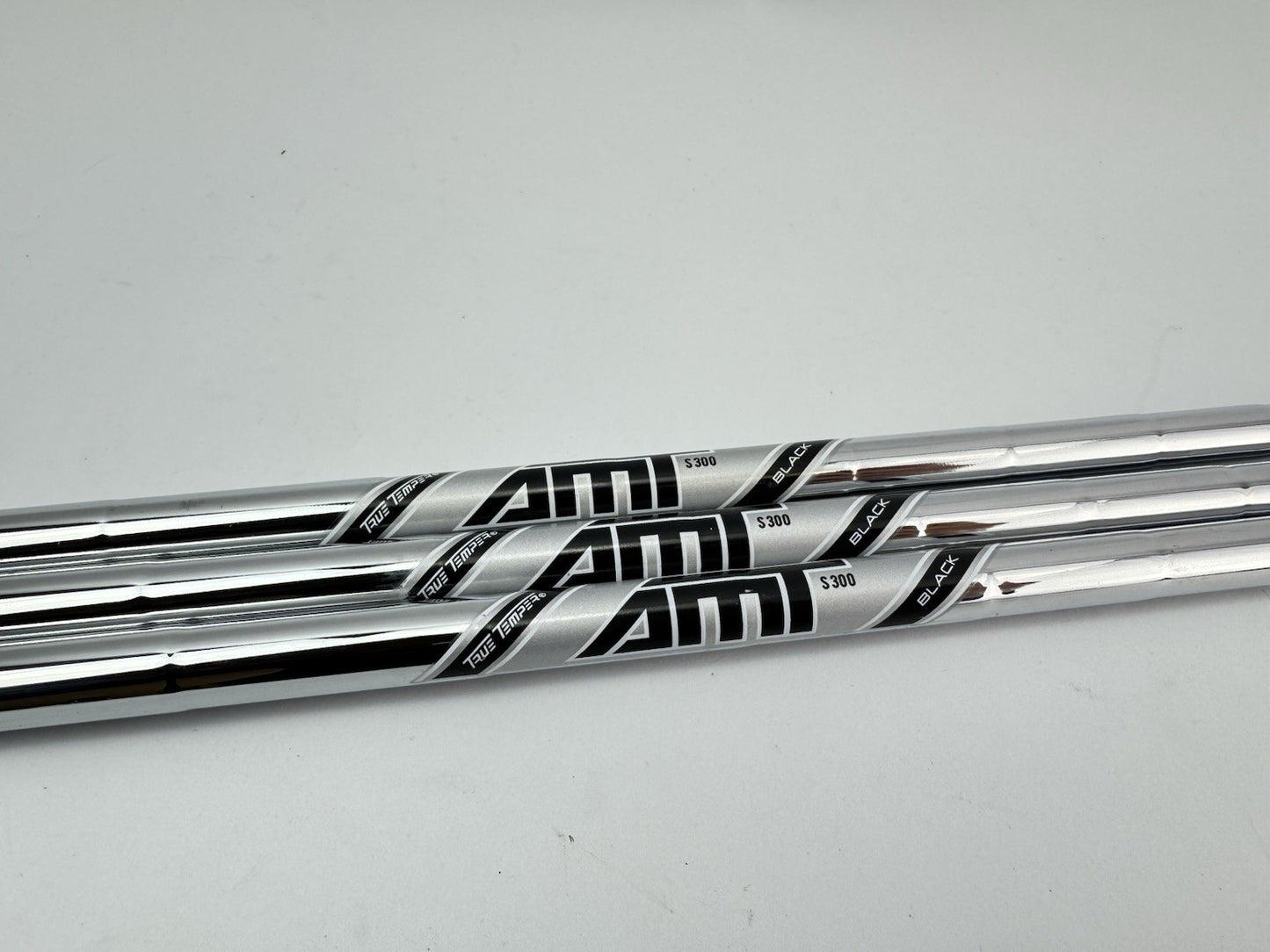 AMT Black Wedge Shaft Set (3) S300 Stiff Flex Steel 0.355 Tapered /297290