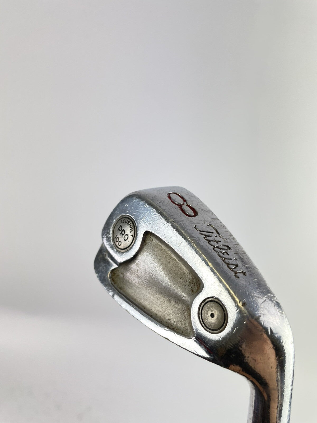 Titleist Pro 100 #8 Iron Cushin Stiff Steel /Right /New Grip/27072