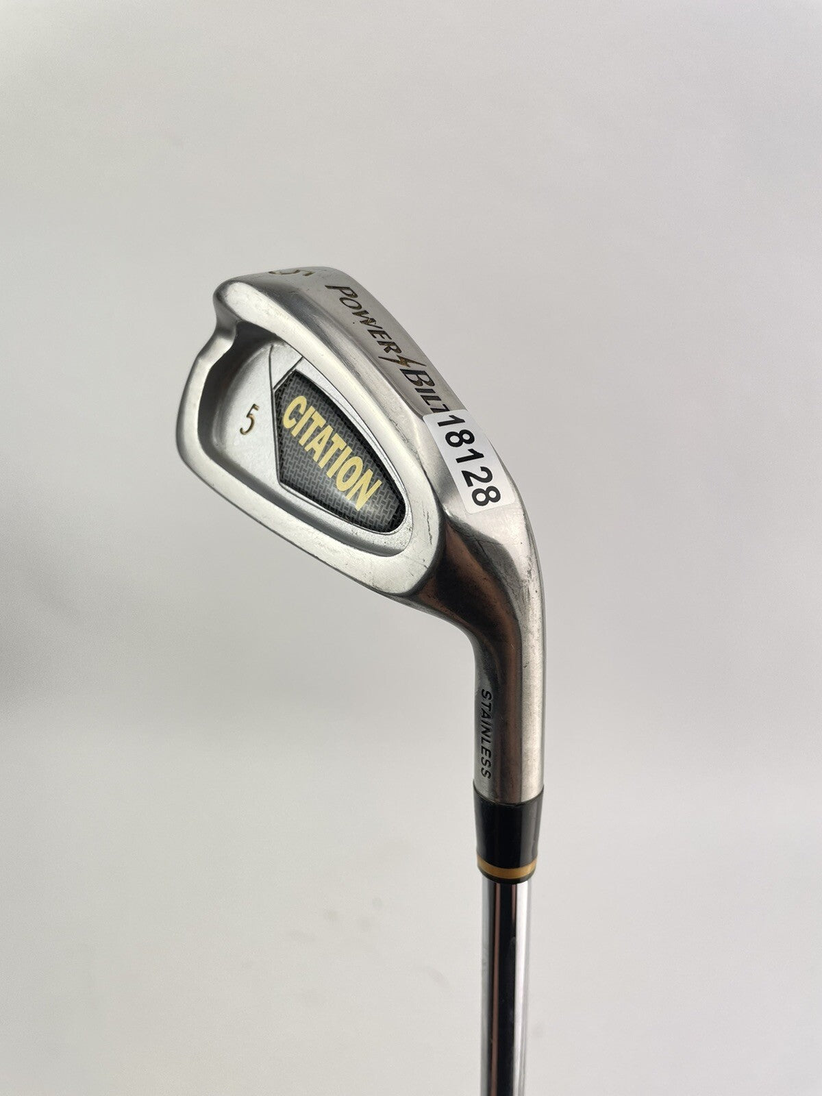 PowerBilt Golf 5 Iron Citation Regular Flex Steel /Right Handed /New Grip /1812821
