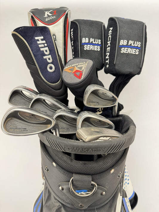 Mens Cobra Golf Package Set 12 Clubs Regular Graphite /New Grips /Bag /344030