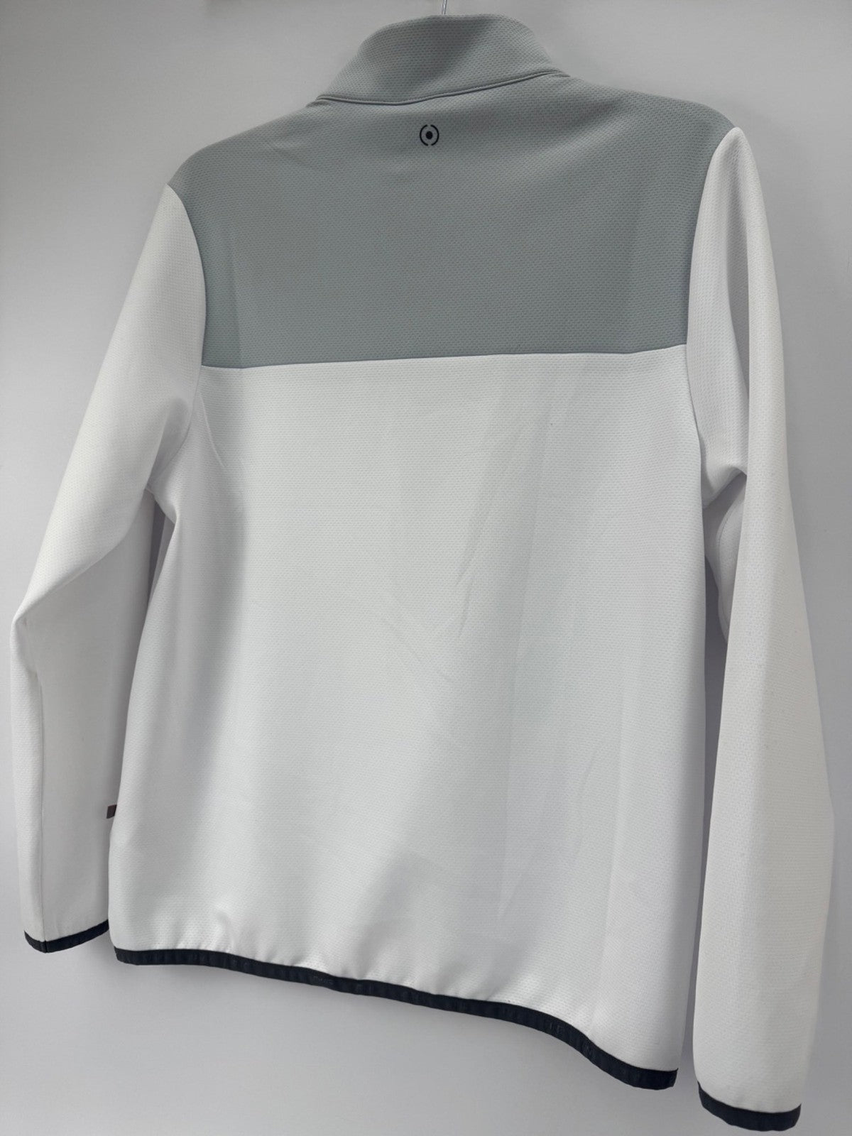 PING Kinver 1/4 Zip Pullover Sweatshirt Men's Large White Pearl Grey/372277
