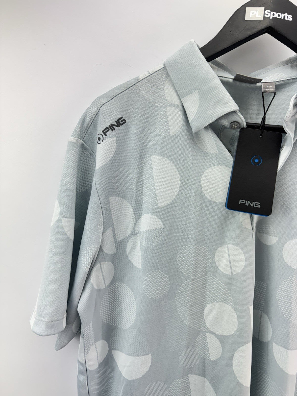 Ping Golf Mens Polo Shirt Jay Sensorcool UK Large /Grey /New /298232