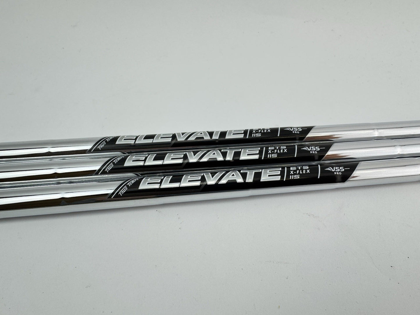 Elevate Pro Wedge Shaft Set (3) Vss 115 X Flex Steel +1/2” /0.355 Tapered /291310