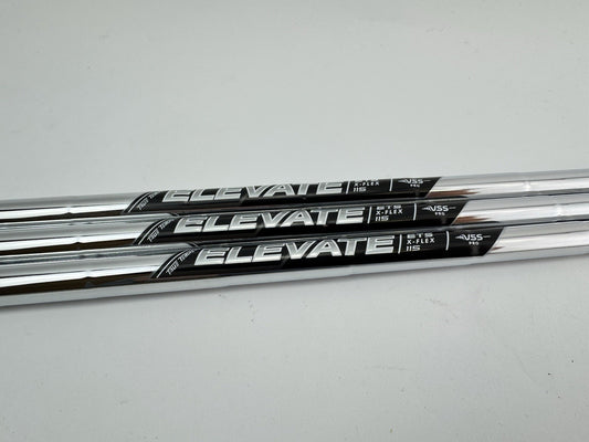 Elevate Pro Wedge Shaft Set (3) Vss 115 X Flex Steel +1/2” /0.355 Tapered /291310