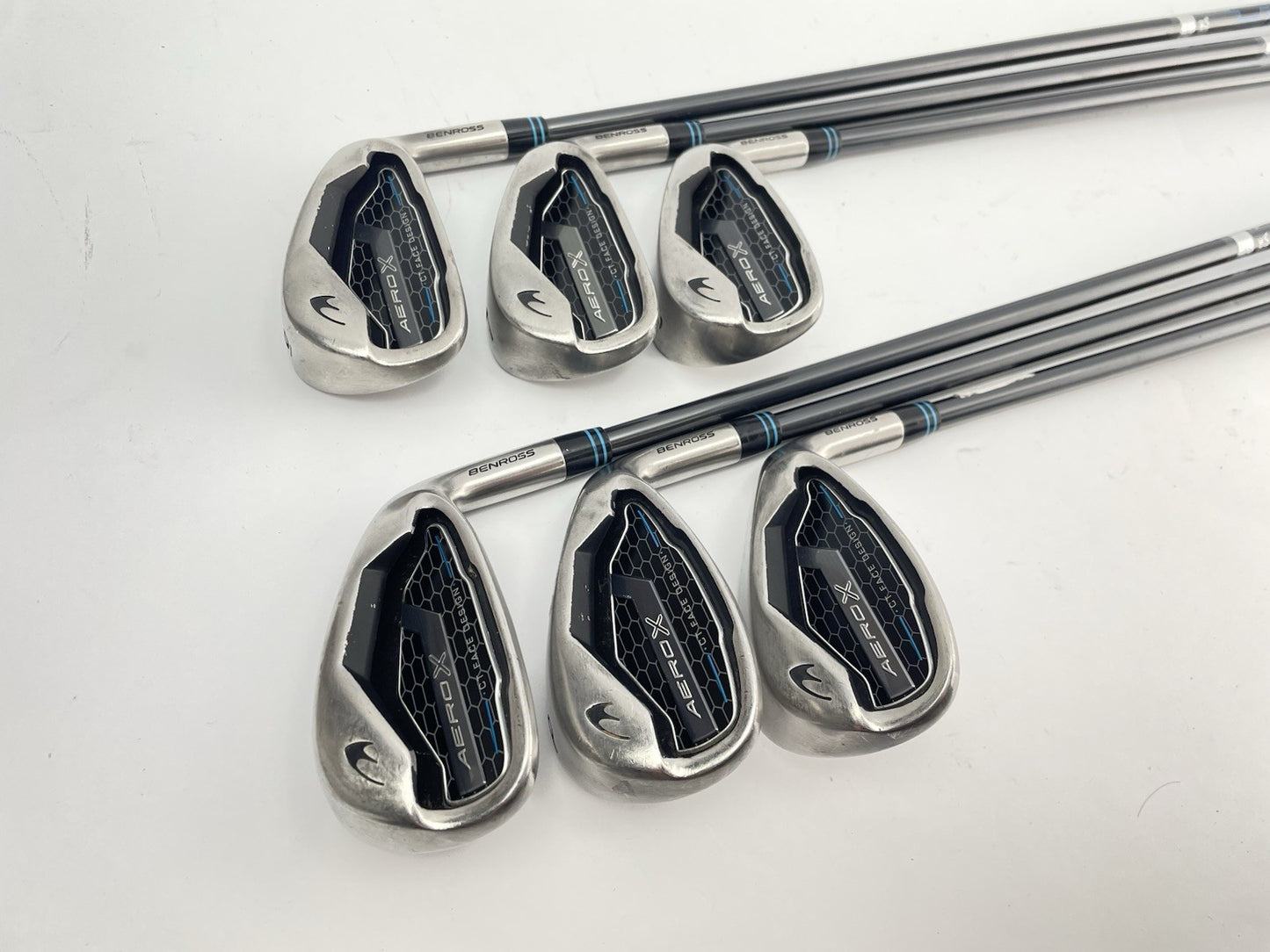 Benross Aero X Irons 6-SW Regular Flex Graphite/Right /New Grips /282880