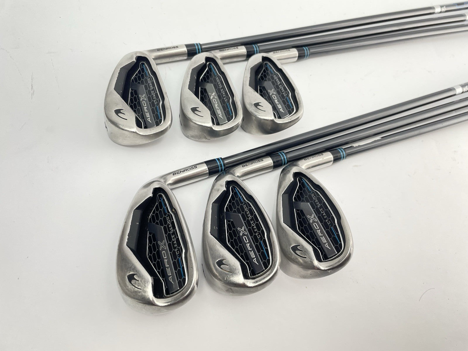 Benross Aero X Irons 6-SW Regular Flex Graphite/Right /New Grips /282880