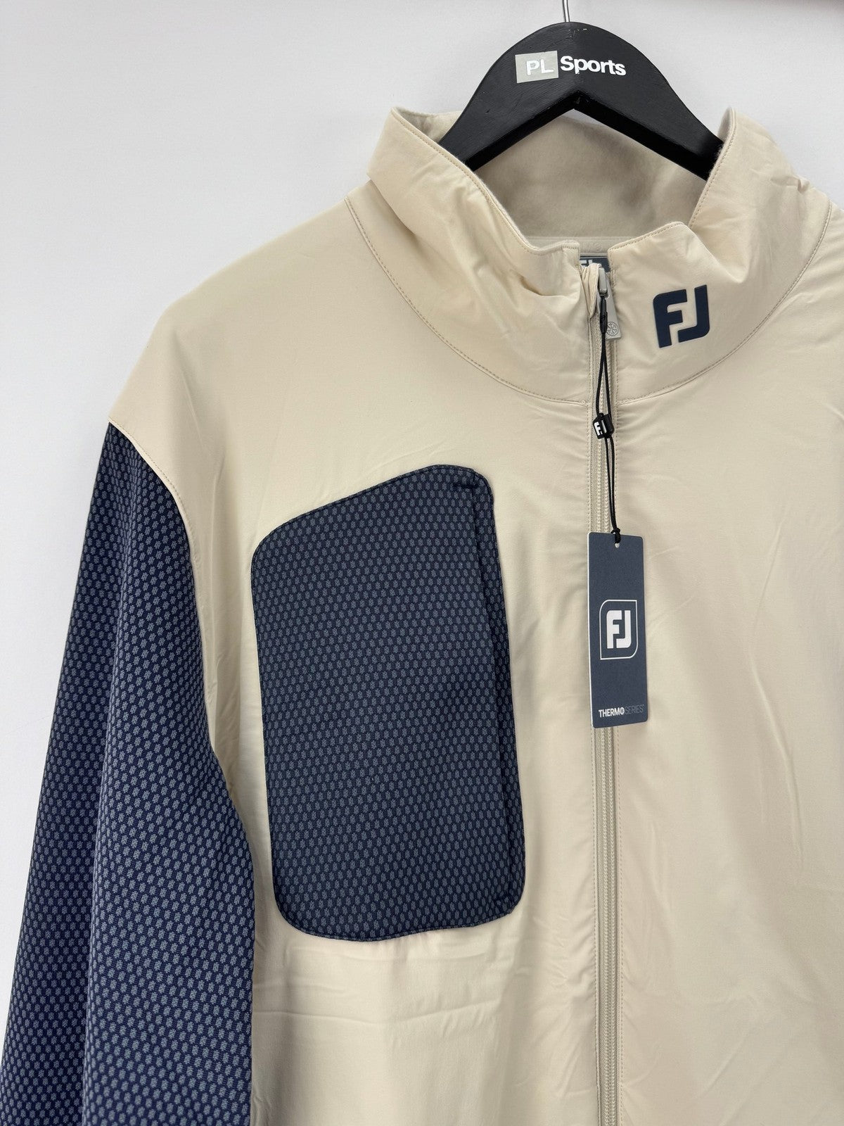 FootJoy Thermo Series Hybrid Jacket Men’s Size XL Stone Charcoal/337574
