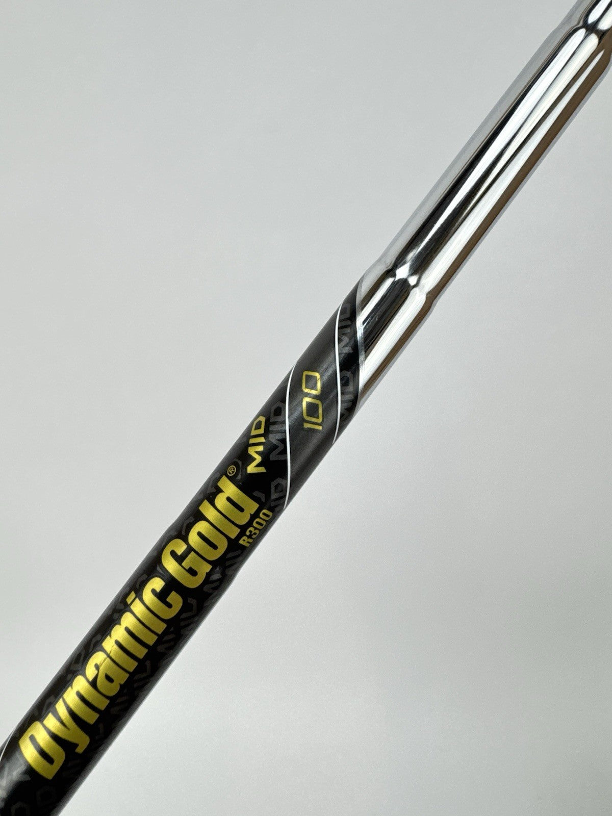 Dynamic Gold Mid 100 Iron Shaft R300 Regular Flex Steel 35.5” /0.355 /336457