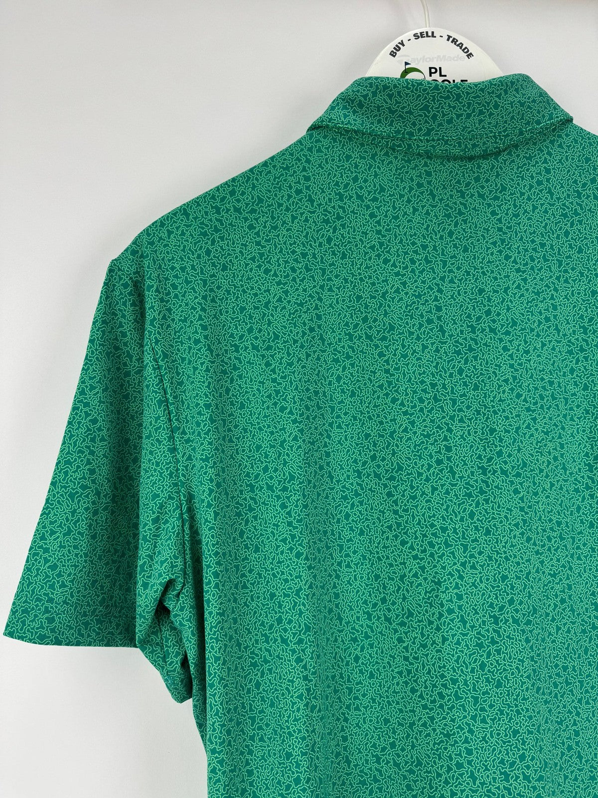 Adidas Men’s Ultimate365 Mini Bunker Golf Polo Size Small Green/327838