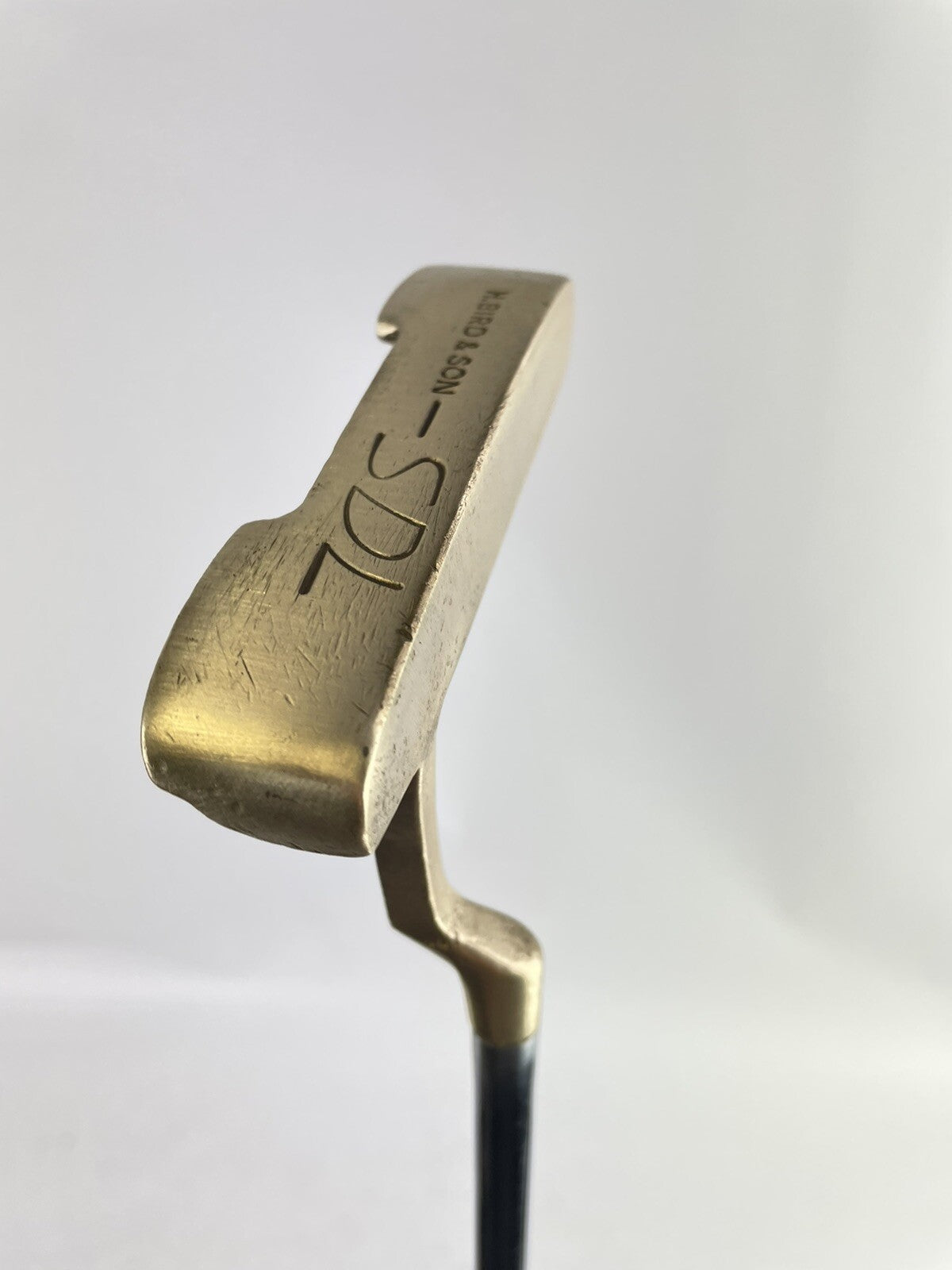 H Bird&Son Brass Putter 35” Blade Steel SDL /Right /New Grip /65805