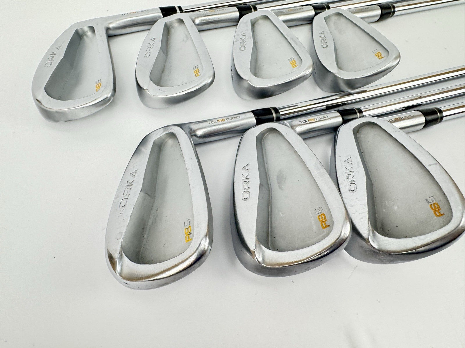Orka RS5 Irons 4-PW Regular Flex Steel /Right Handed /New Grips /317663