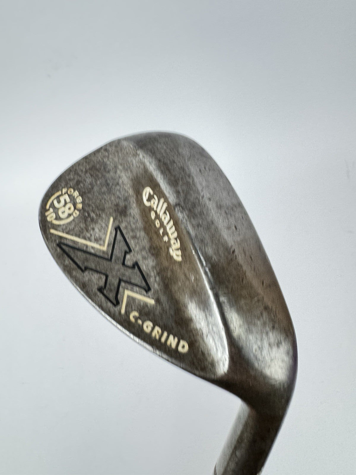 Callaway Lob Wedge X Forged 58* Raw Wedge Flex Steel /Right /New Grip /342821