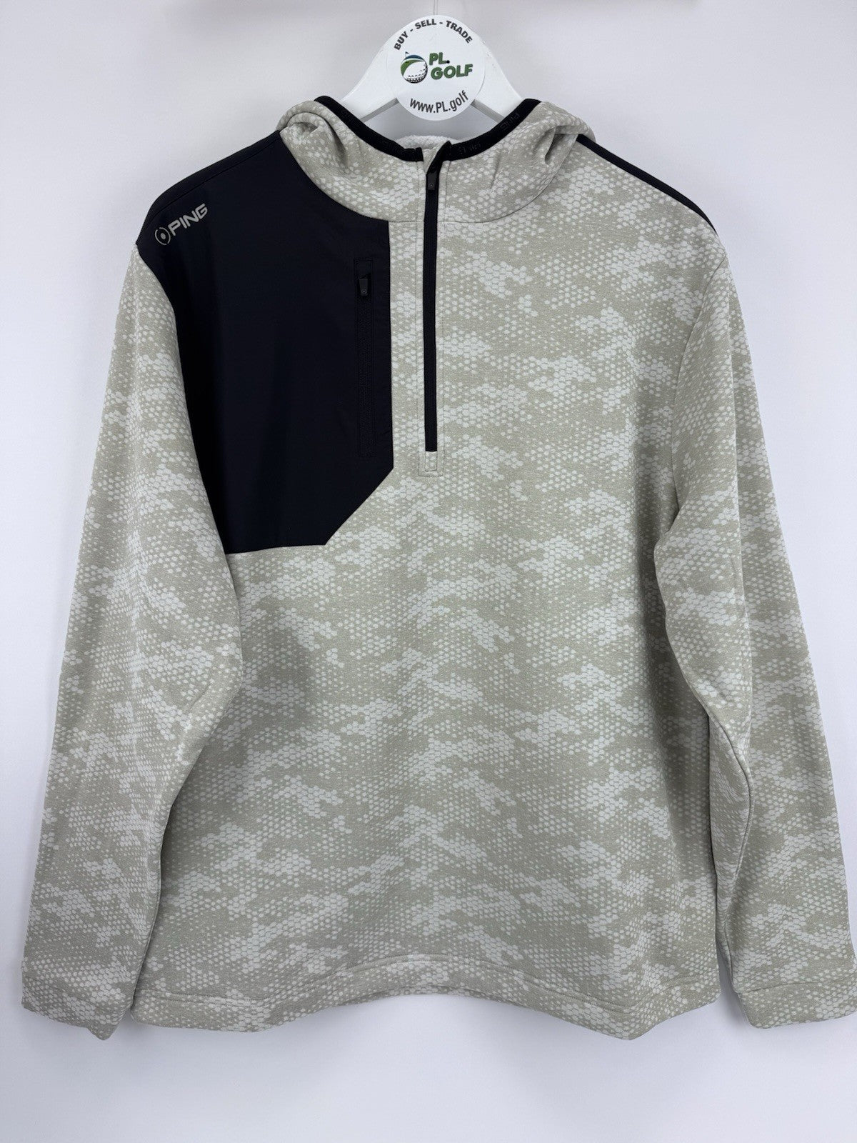 PING Nexa P03767 Hoodie Men's Size XL Willow Black Stretch Thermal Warm/313340