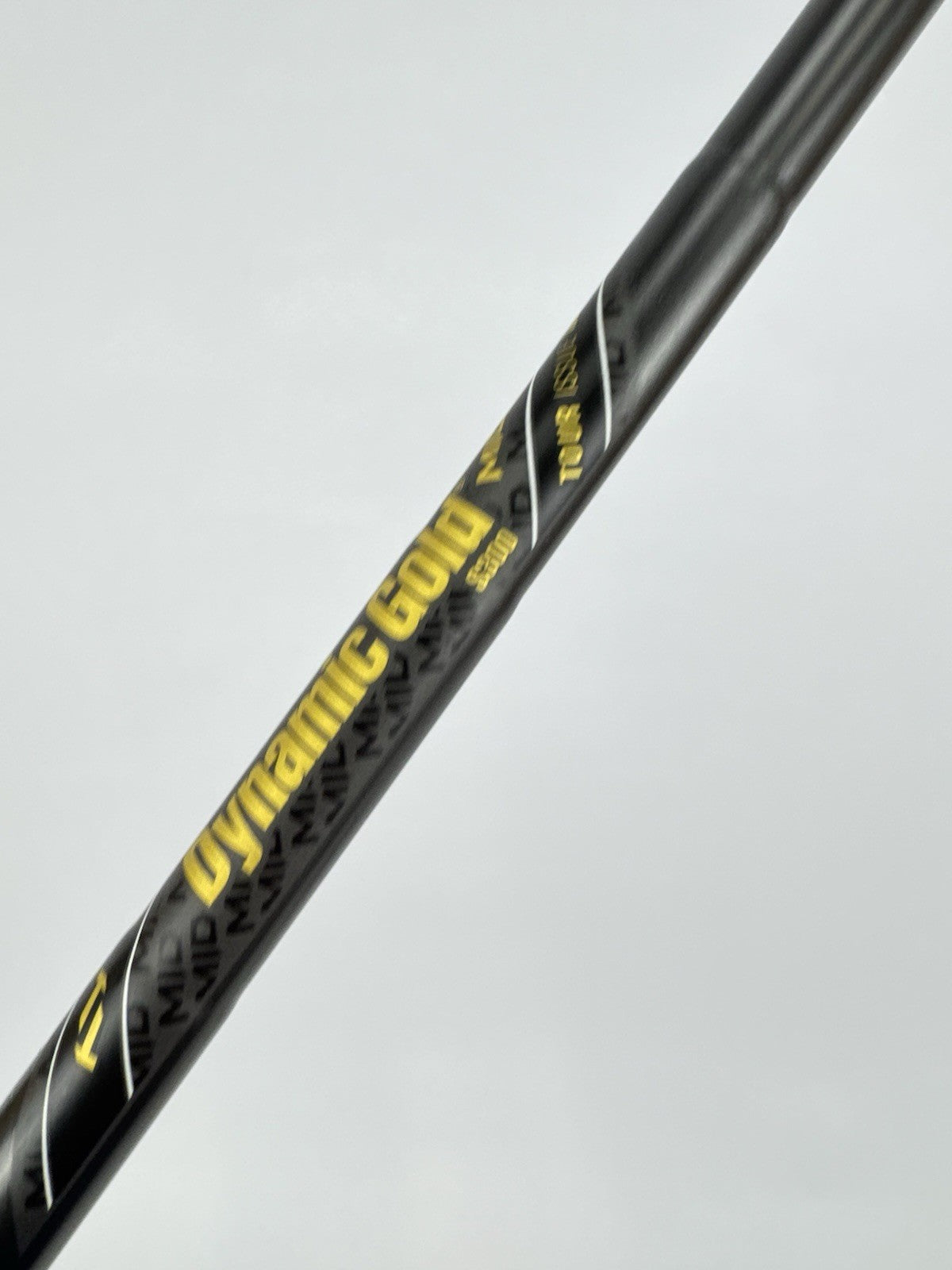 Dynamic Gold Tour Issue Iron Shaft Mid R300 Regular Steel Blackout 35.5” /316325