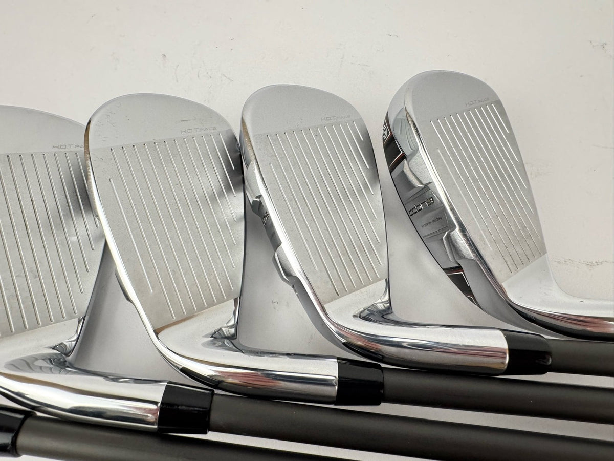 Cobra T-Rail Irons 6-PW Regular Flex Graphite Right Handed Excellent/373966