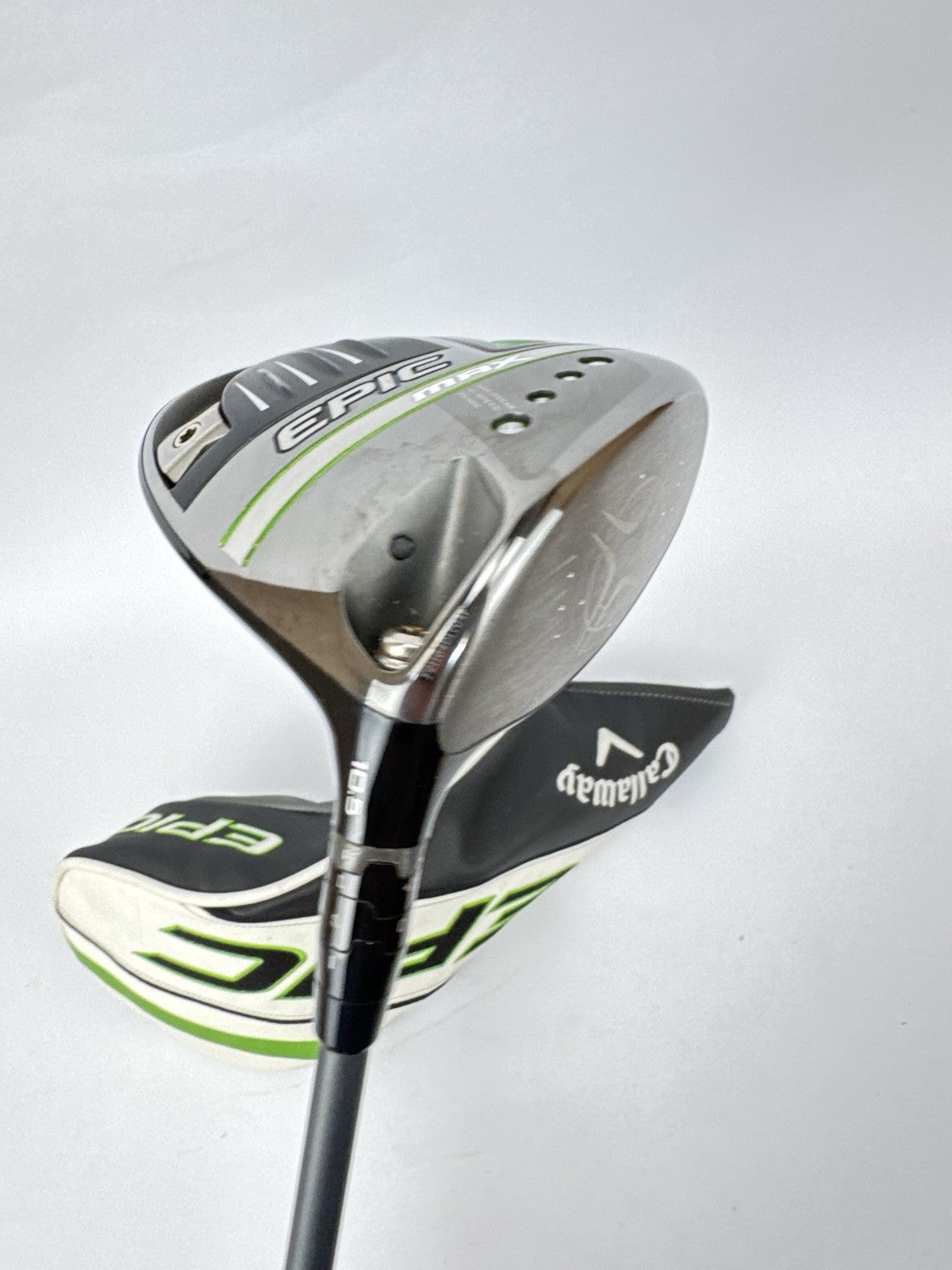 Callaway Epic Max Driver 10.5* Hzrdus Smoke 6.0 Stiff Graphite /Headcover /351994