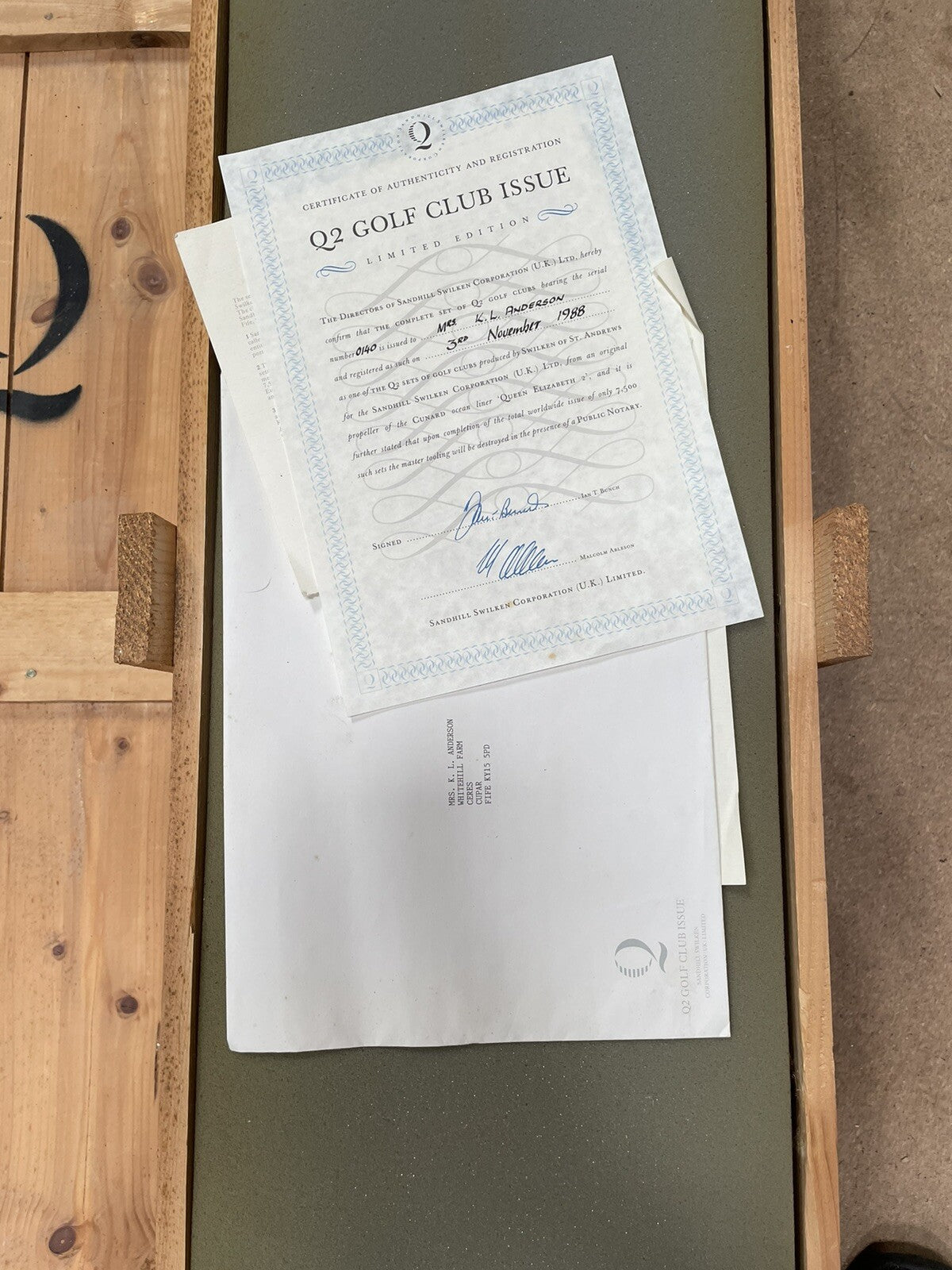 Swilken QE2 Queen Elizabeth II Golf Club Set 0140/7500 /Full Set/Boxed Brand new8