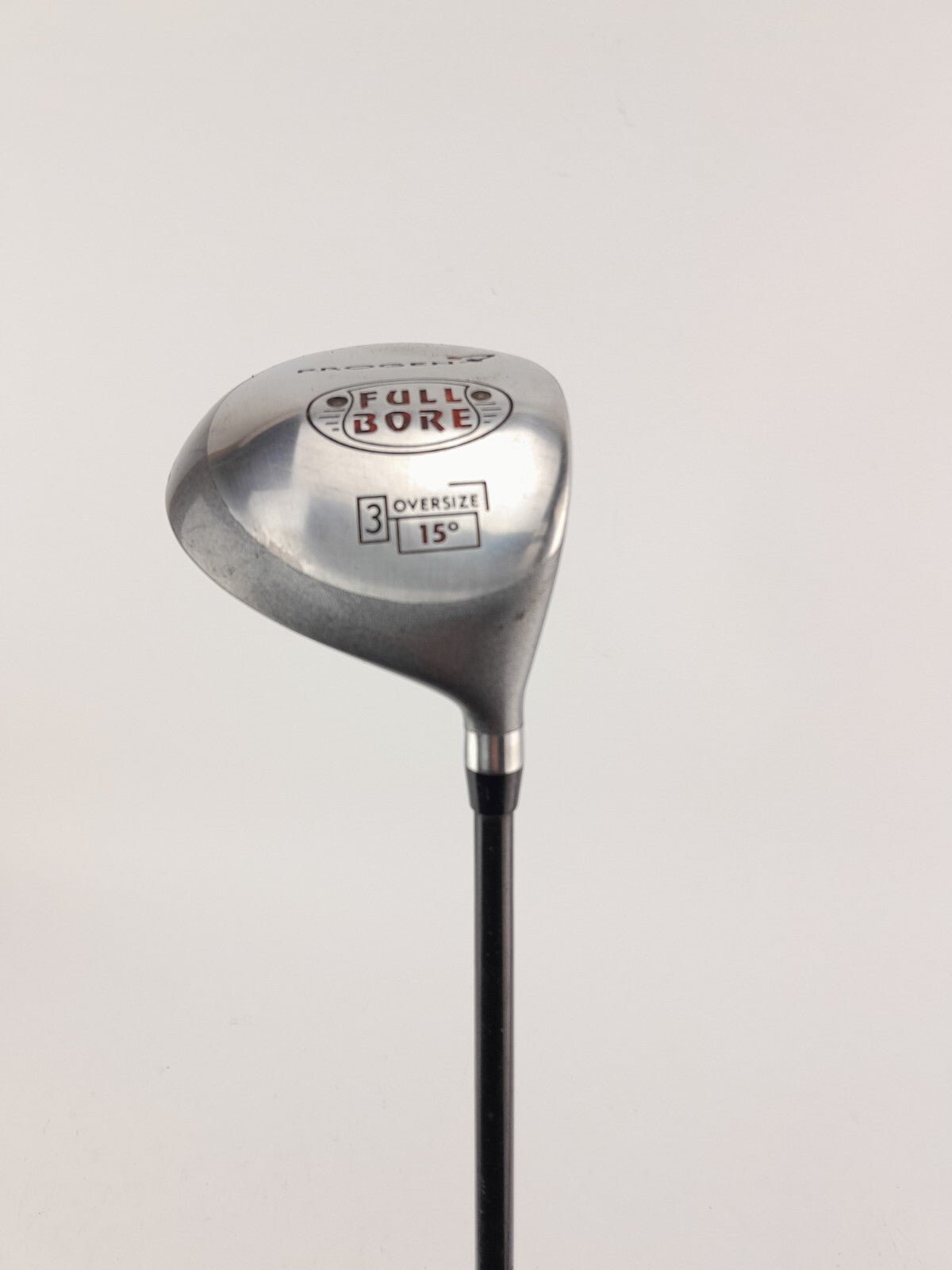 Progen Oversize 3 Wood 15* Full Bore Stiff Graphite /Right Hand /New Grip /166541