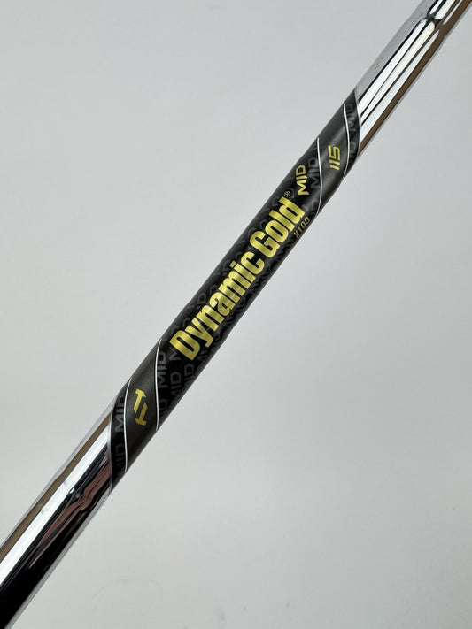 Dynamic Gold Mid 115 Iron Shaft X100 X Flex Steel 35” /0.355 Tapered /343850