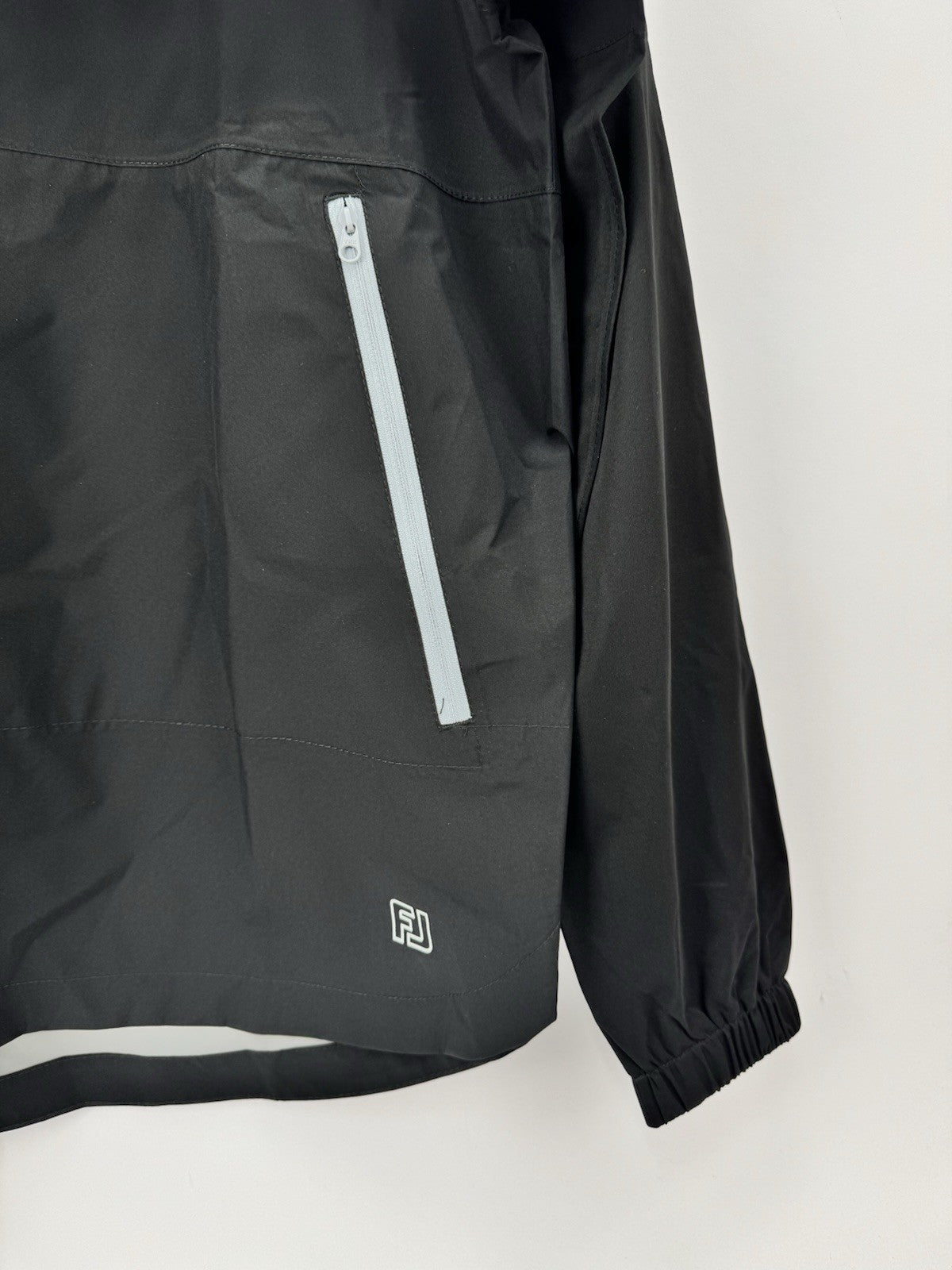 FootJoy HydroLite X Waterproof Lightweight Hooded Jacket Size XXL Black/337701