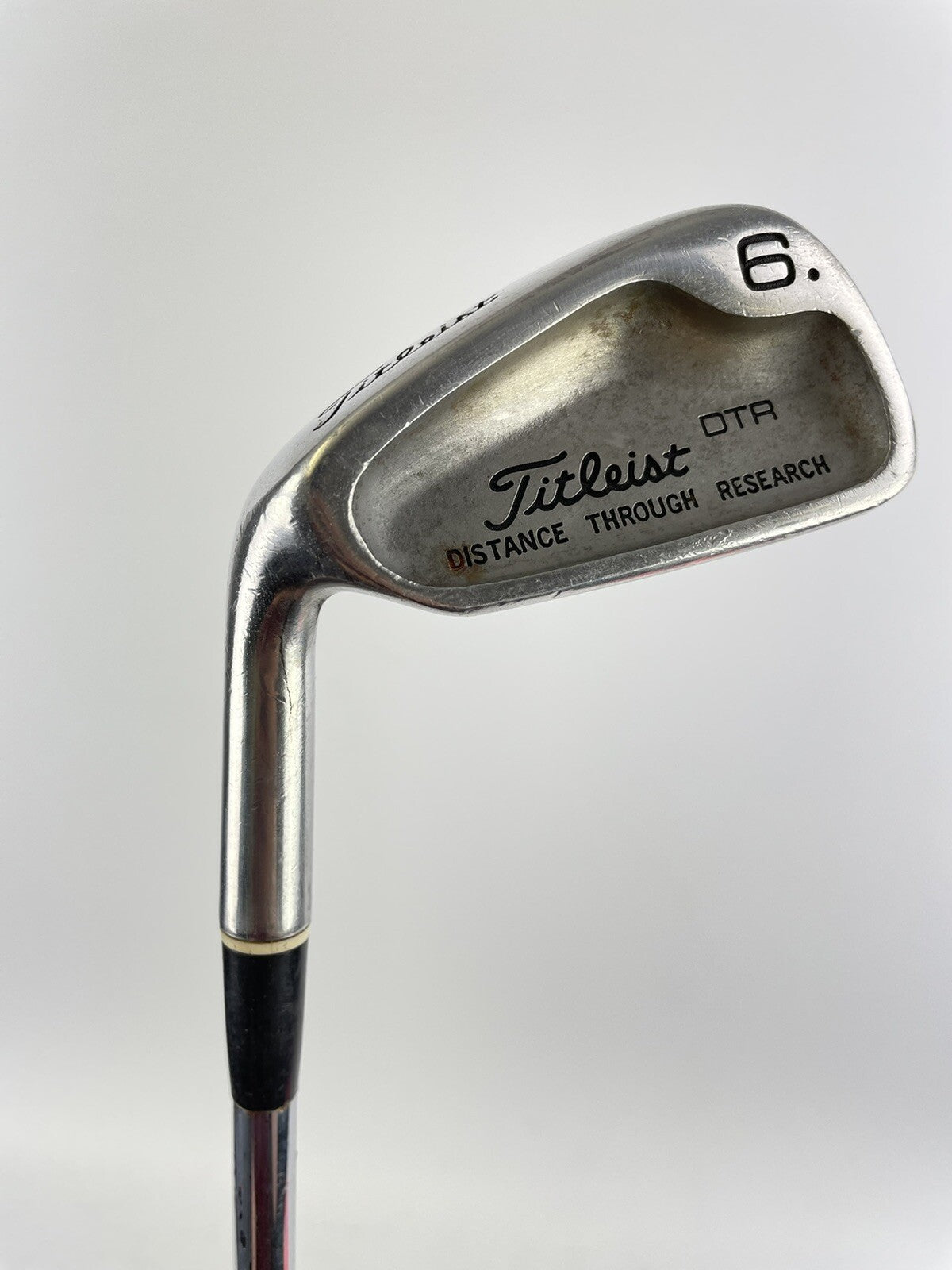 Titleist DTR Black Dot 6 Iron Regular Steel /Left Handed /Golf Pride Grip /15320
