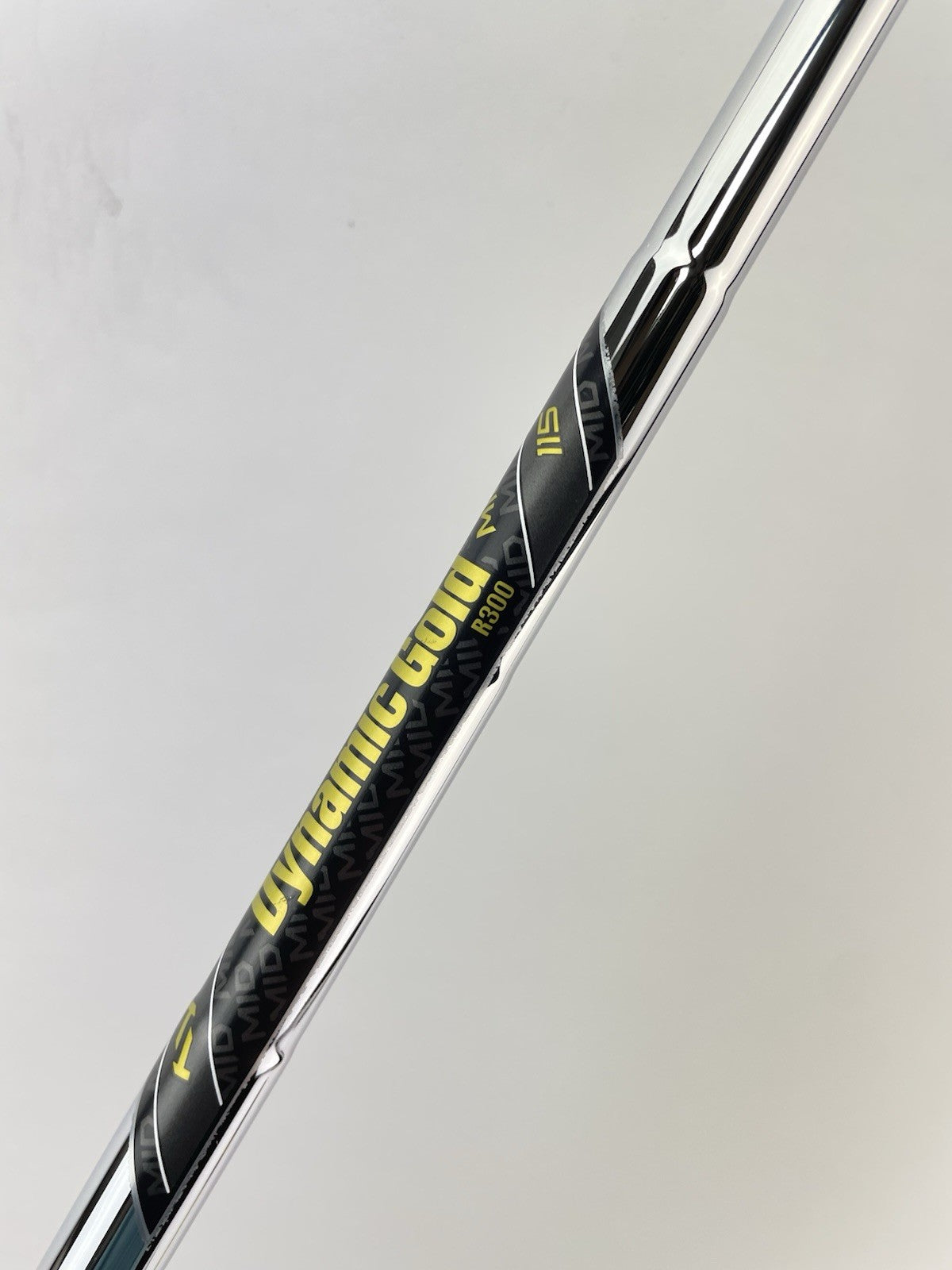 Dynamic Gold Mid Iron Shaft 115 Regular Flex Steel 35.25 /0.355 Tapered /257867